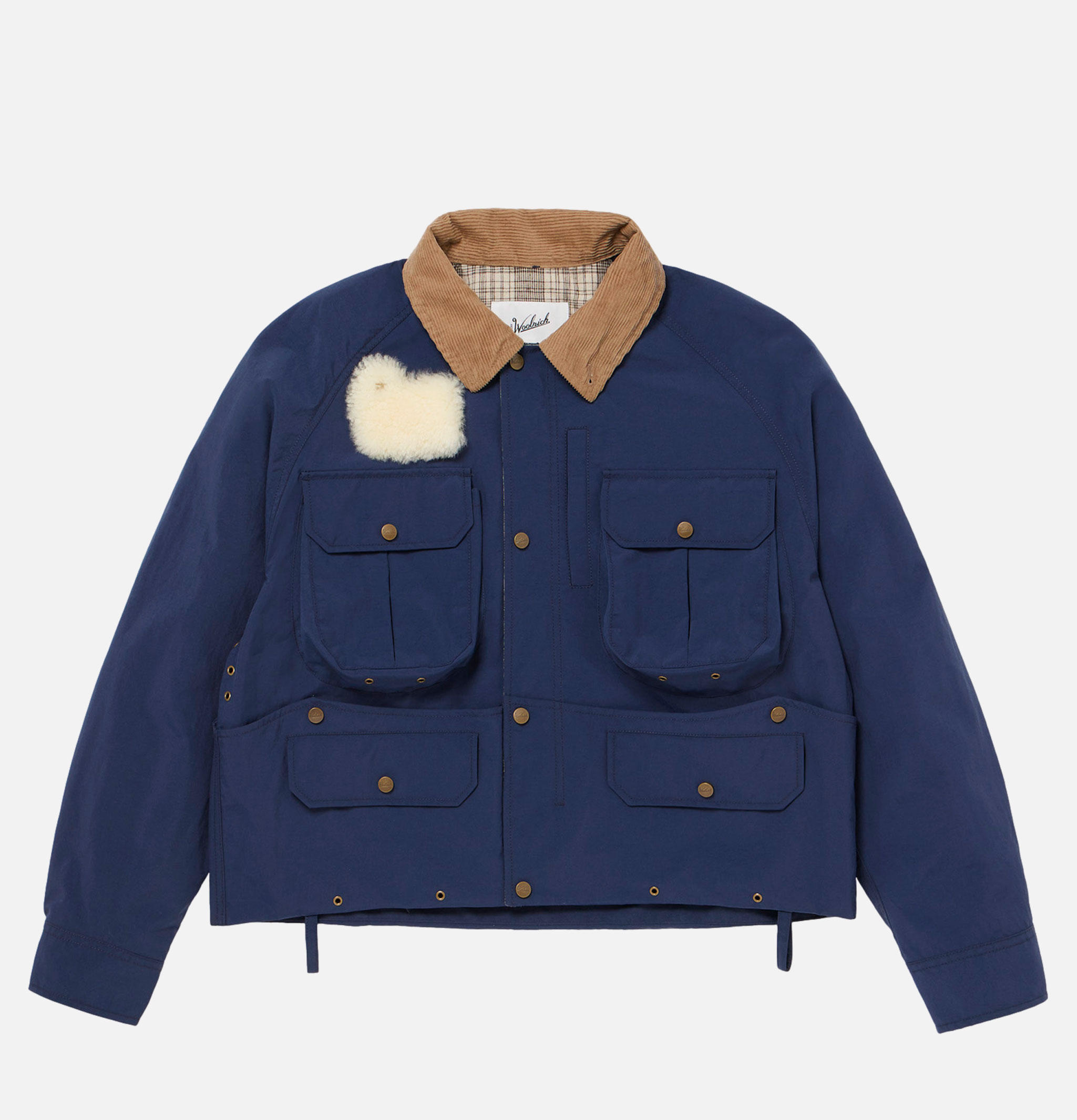 Woolrich Recycle Nylon Oxford Jkt Navy