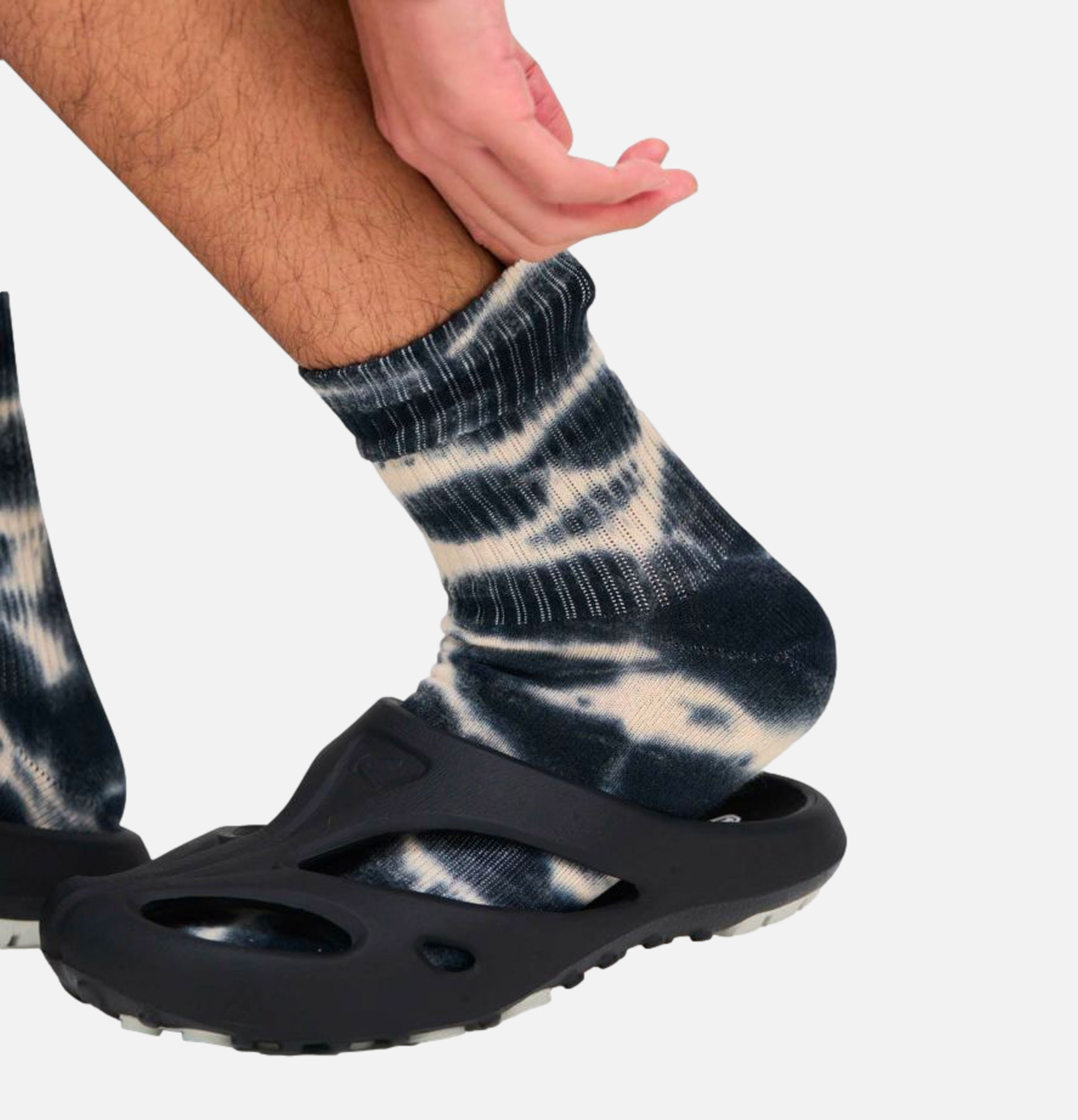 Chaussettes Gramicci Tie-Dye Crew Noir