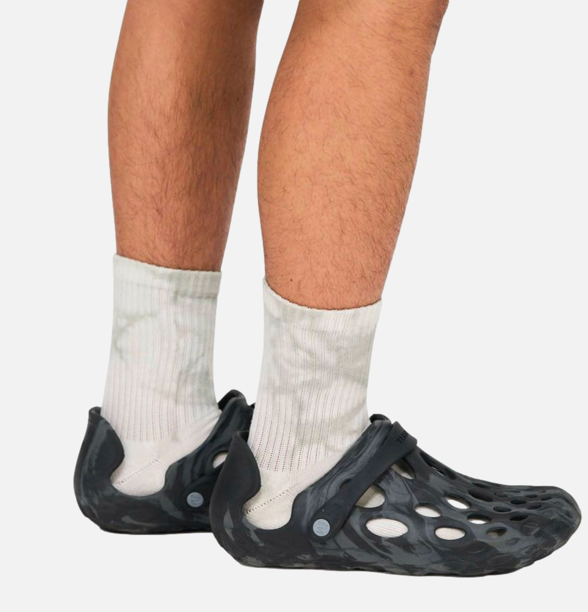 Gramicci Tie-Dye Crew Socks Light Grey