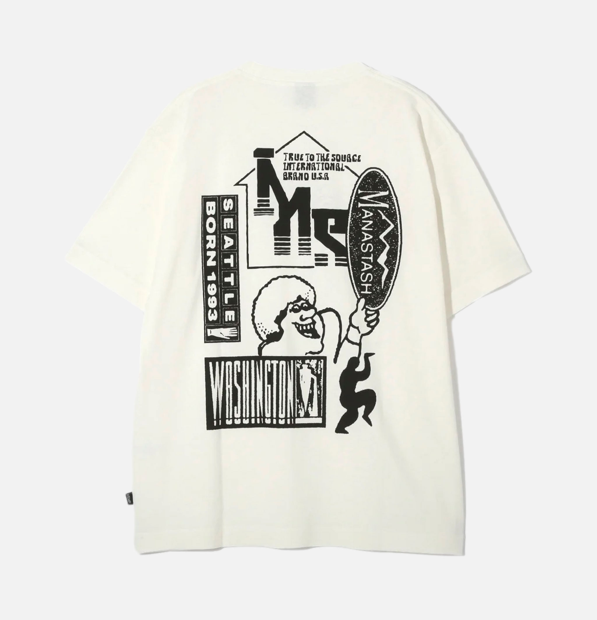 Manastash Hemp Tee Jumble White
