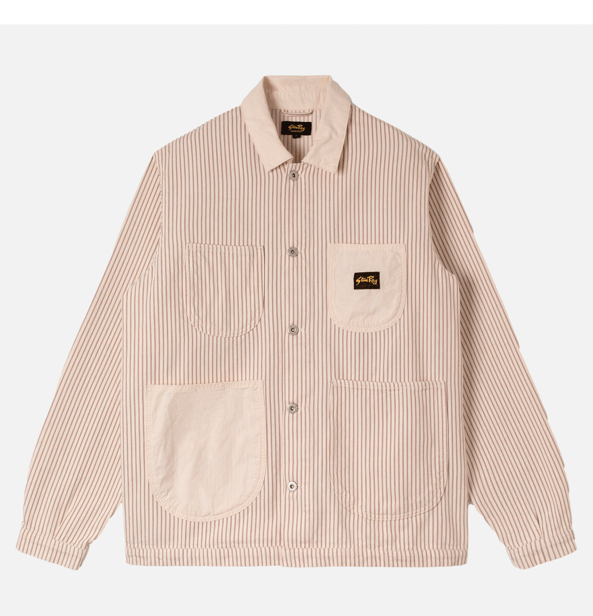 Stan Ray Coverall Jacket Hickory Mix