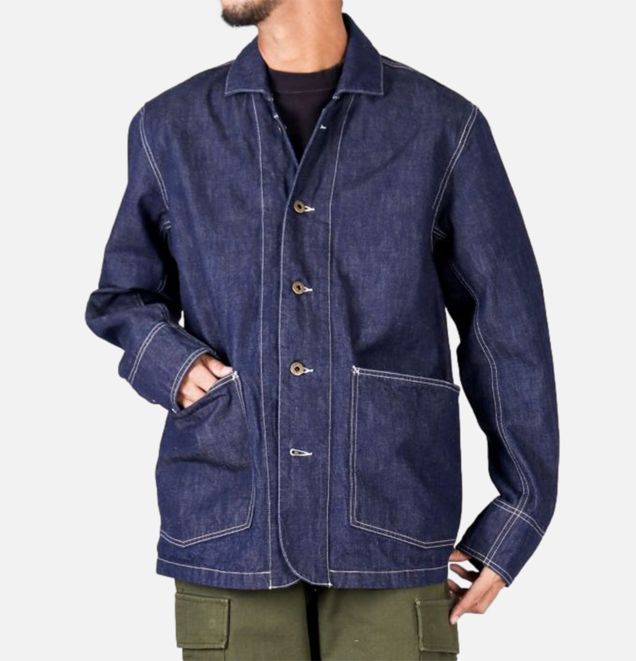 Japan Blue Jeans 10 Oz Military Denim Sack Coat