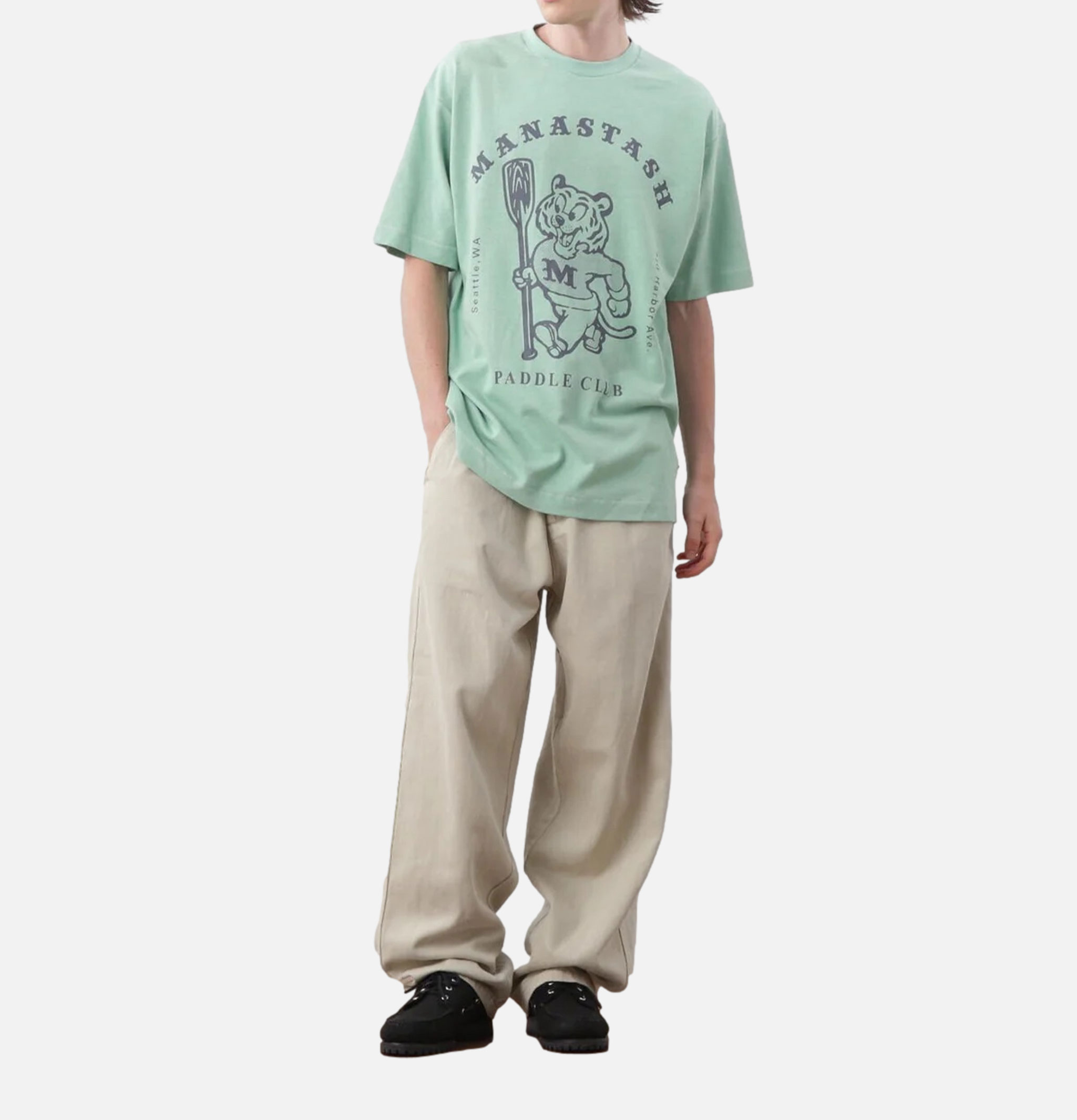 Deus Hemp Tee Mpc Light Green