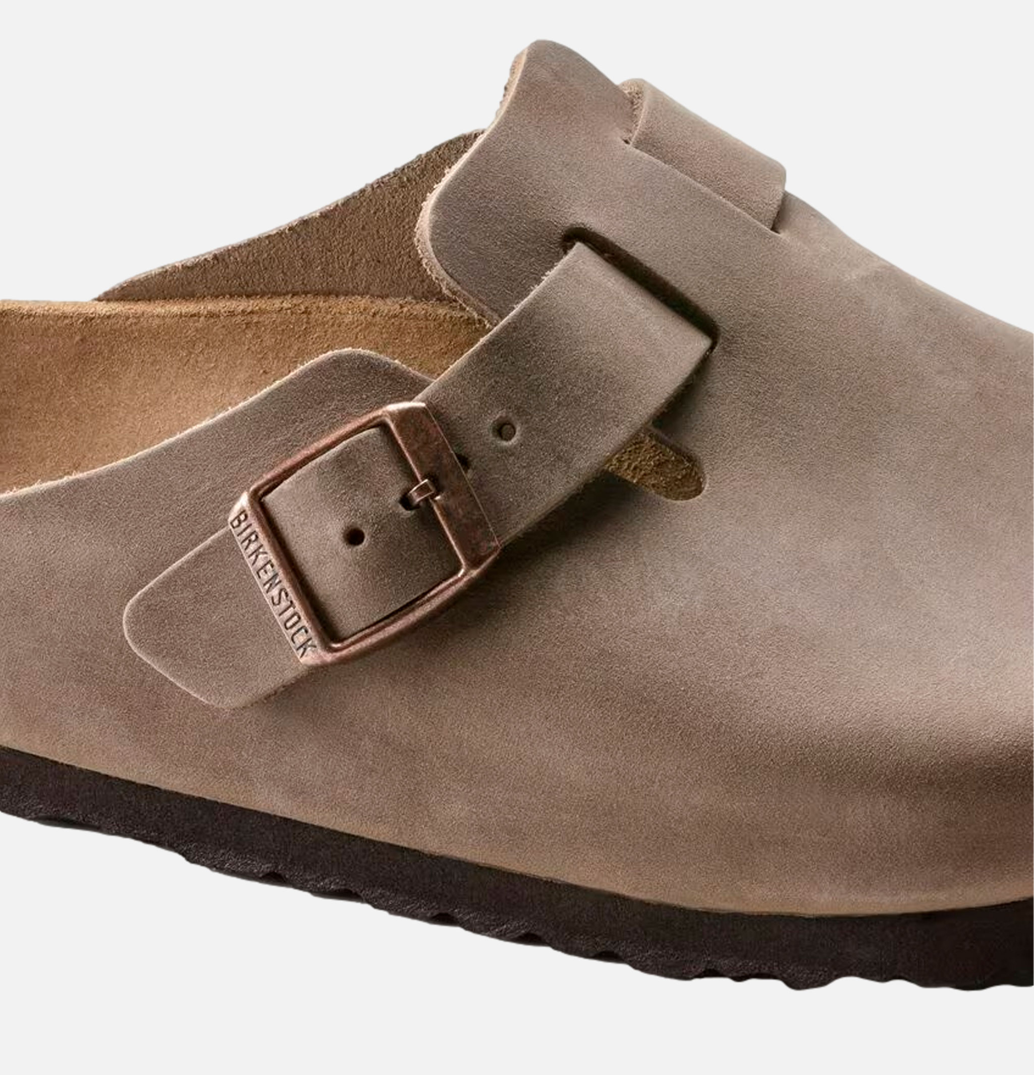Birkenstock Boston Regular Oiled Leather Tobacco Soft Footbed