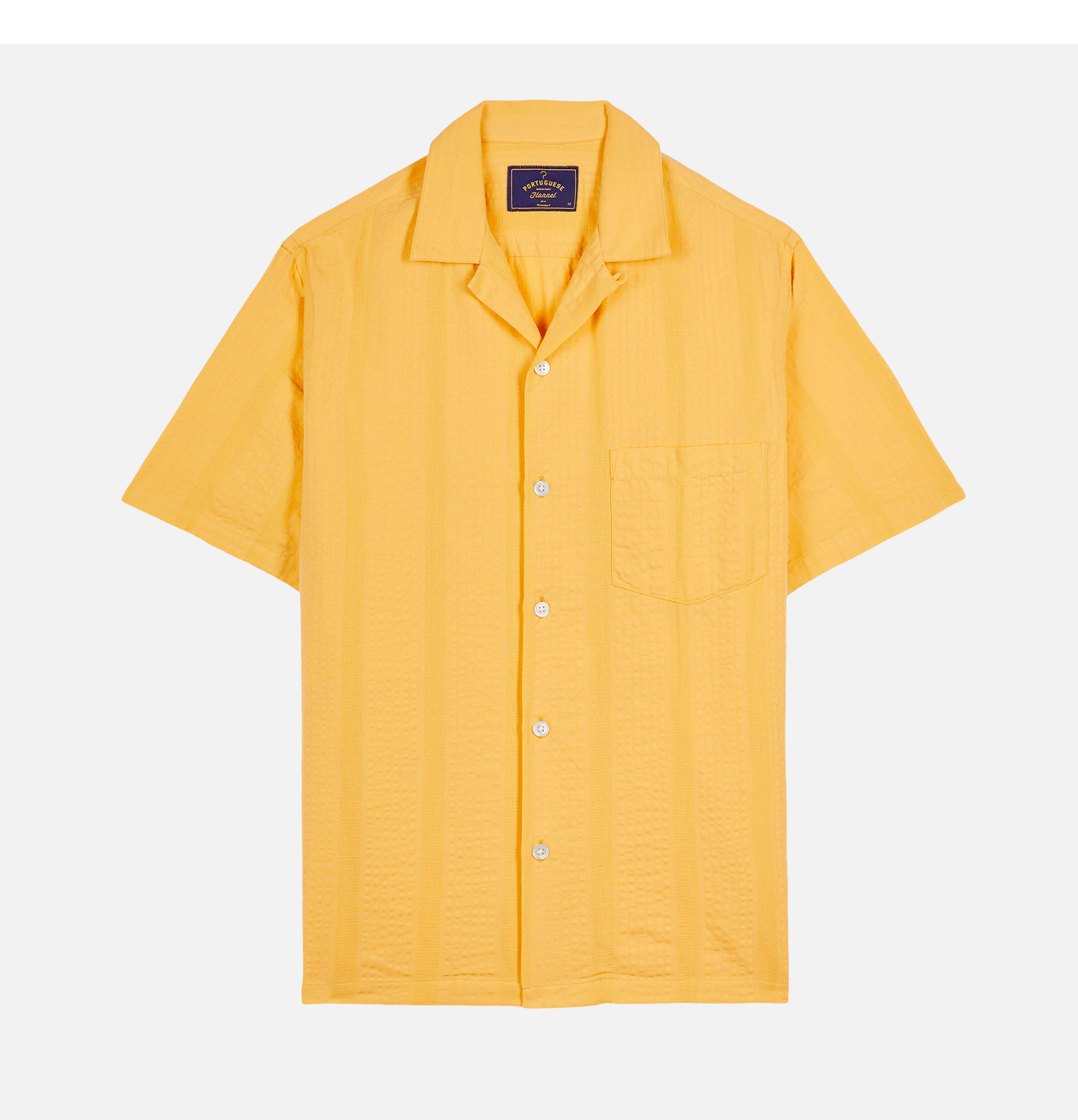 Portuguese Flannel Shirt Praia Yellow