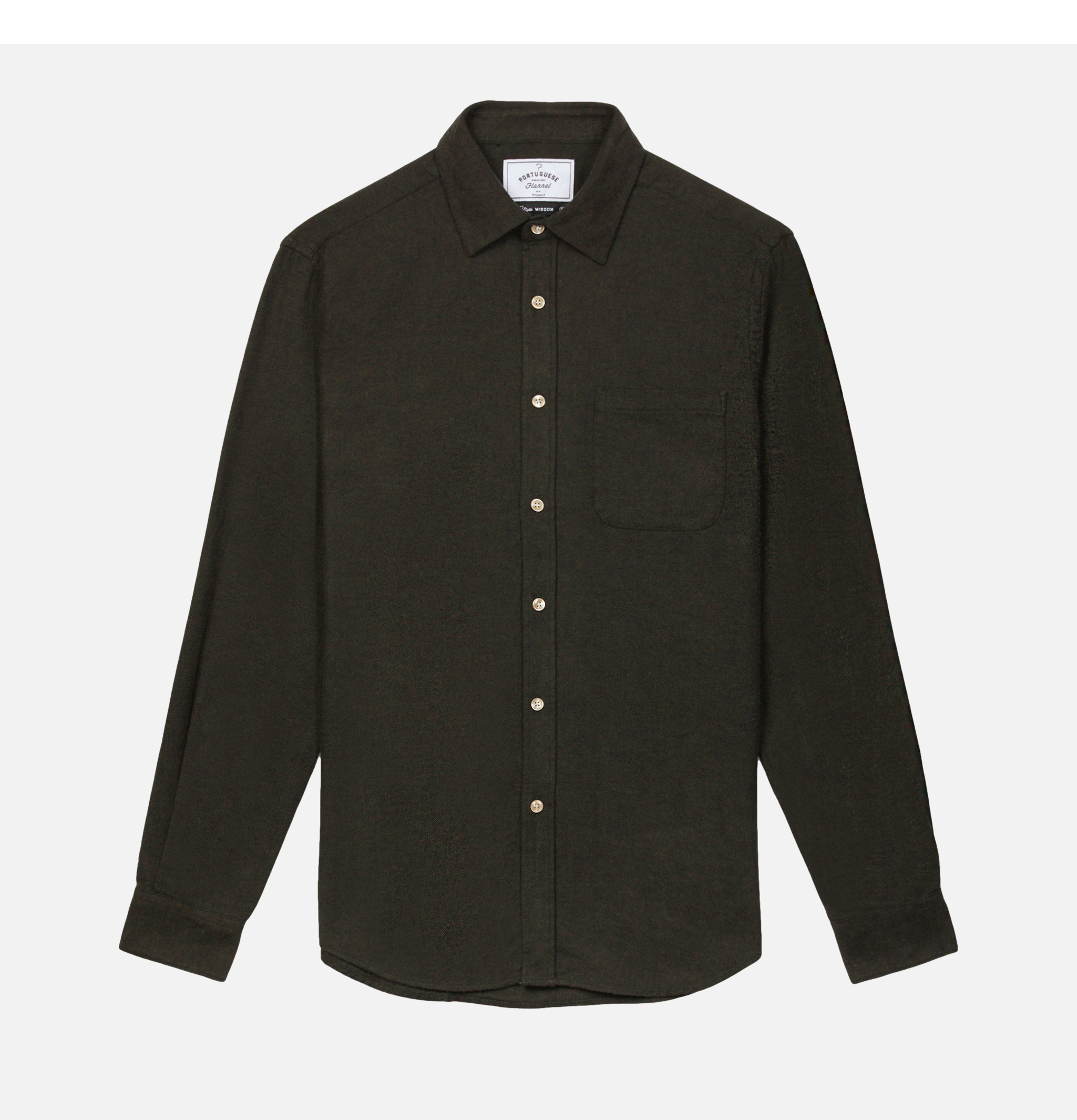 Portuguese Flannel Shirt Teca Green