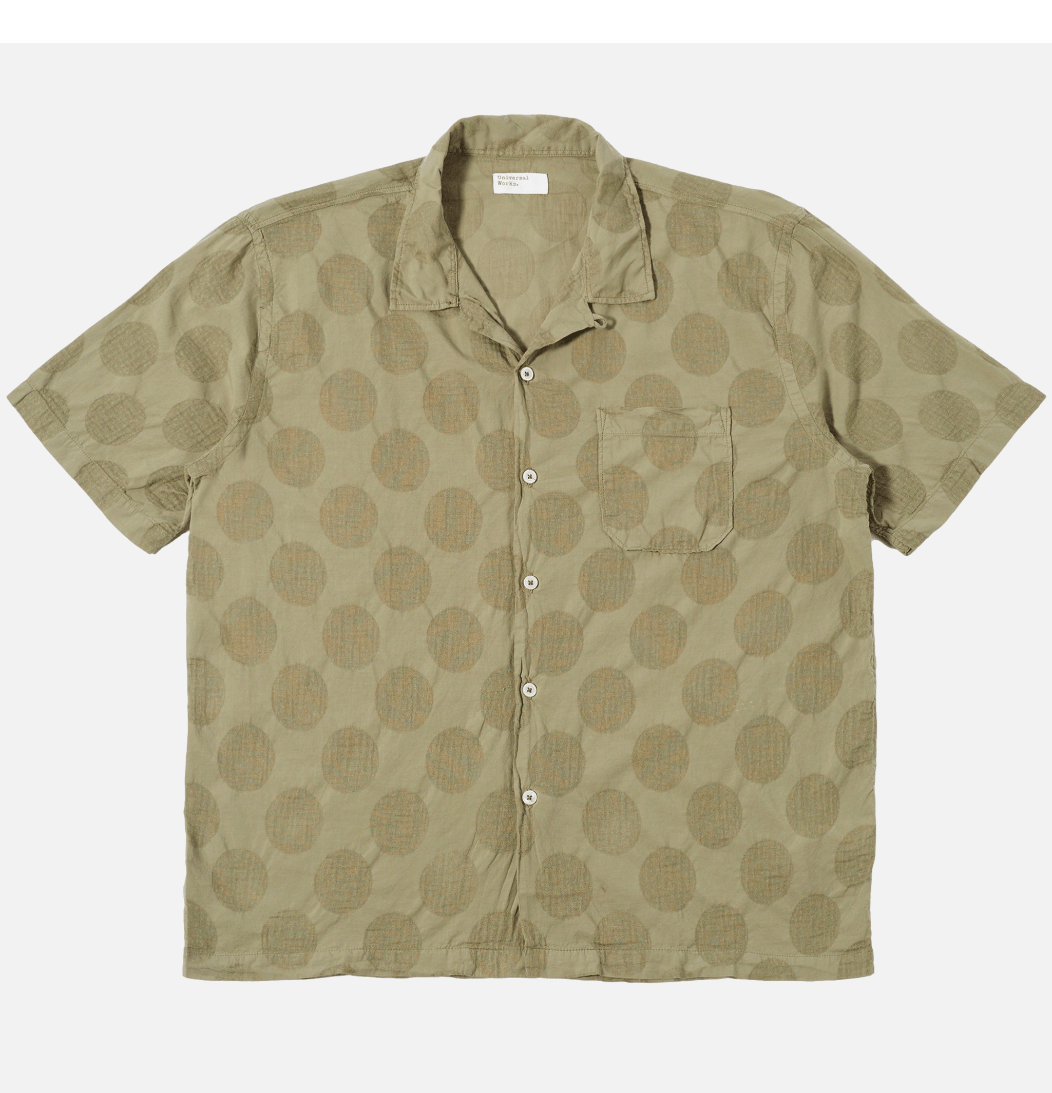 Universal Works Chemise Road Dot Olive