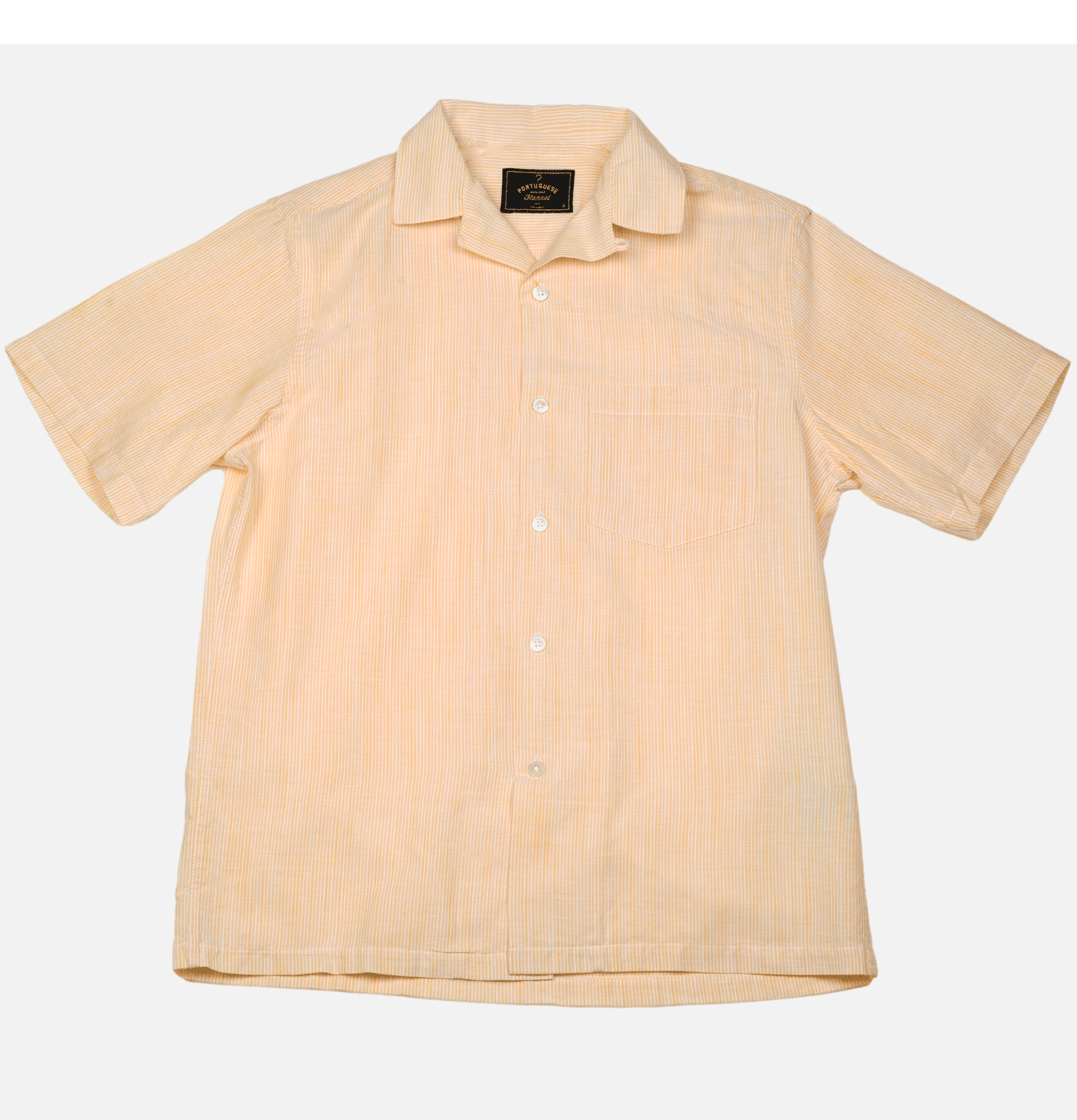 Portuguese Flannel Summer Blend Yellow shirt