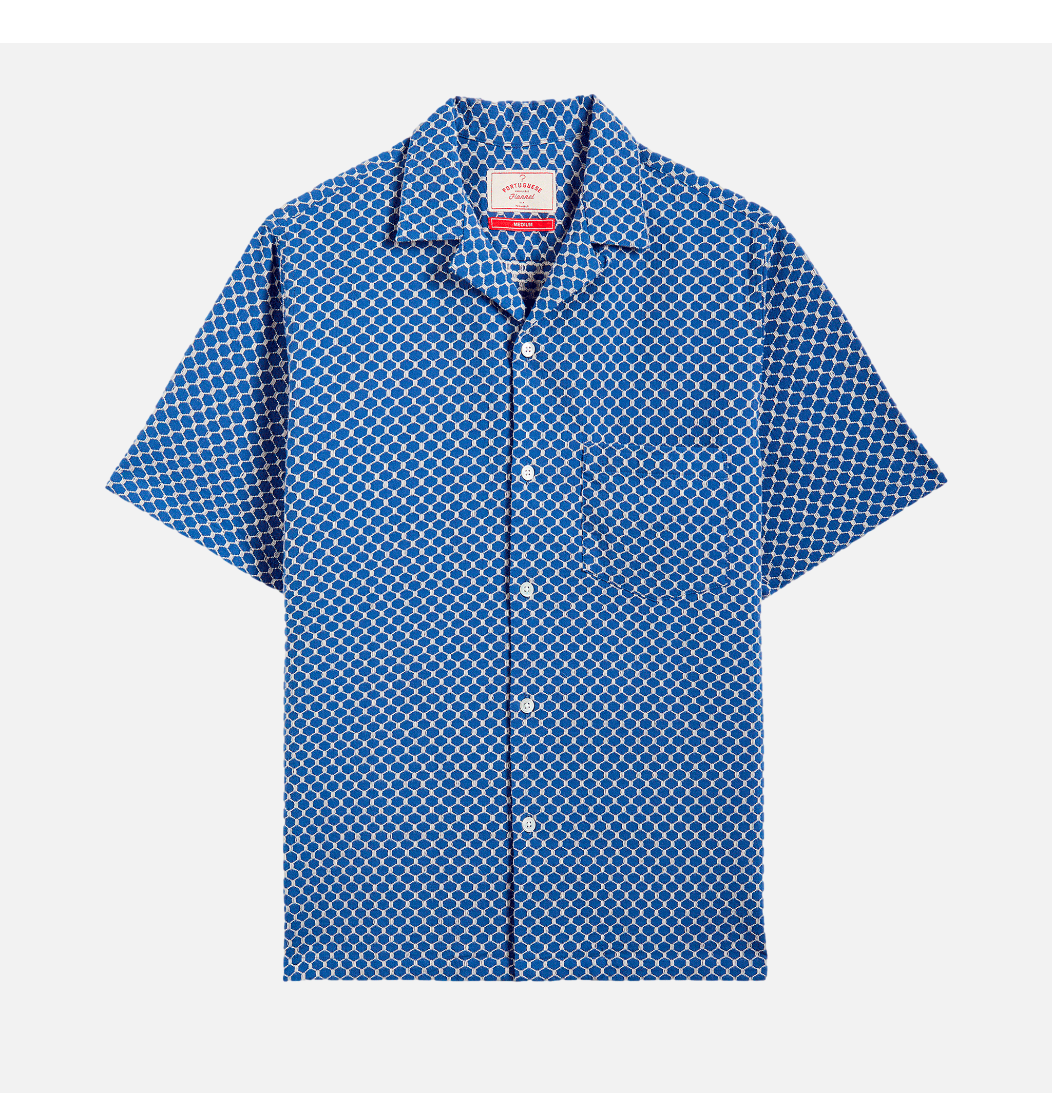 Portuguese Flannel Shirt Midnight Sky