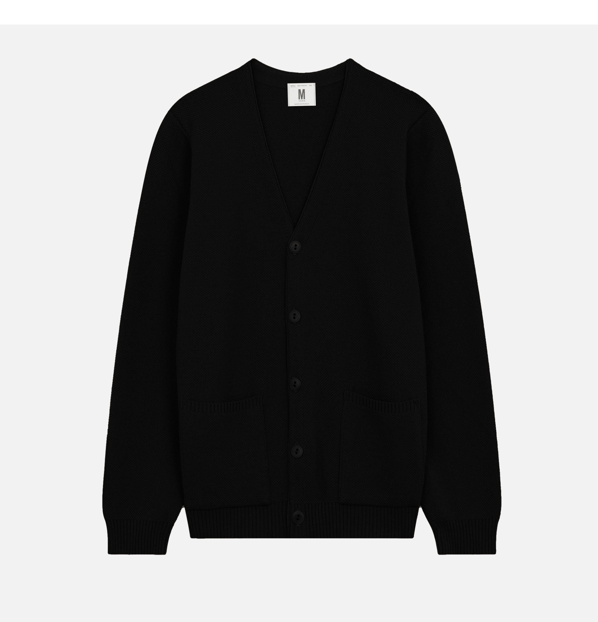 Nitto Knitwear Gilet en laine Youri Black