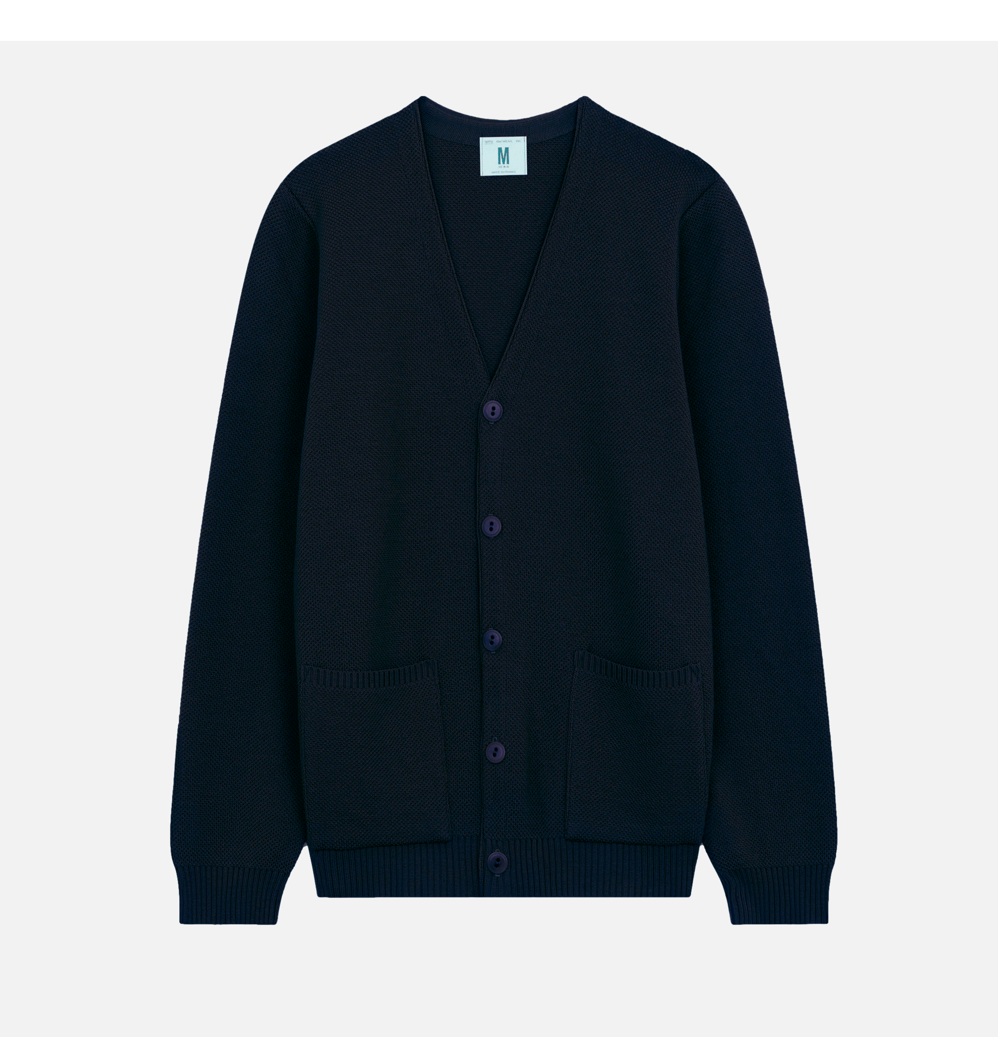 Nitto Kntwear Gilet Youri Coton Navy