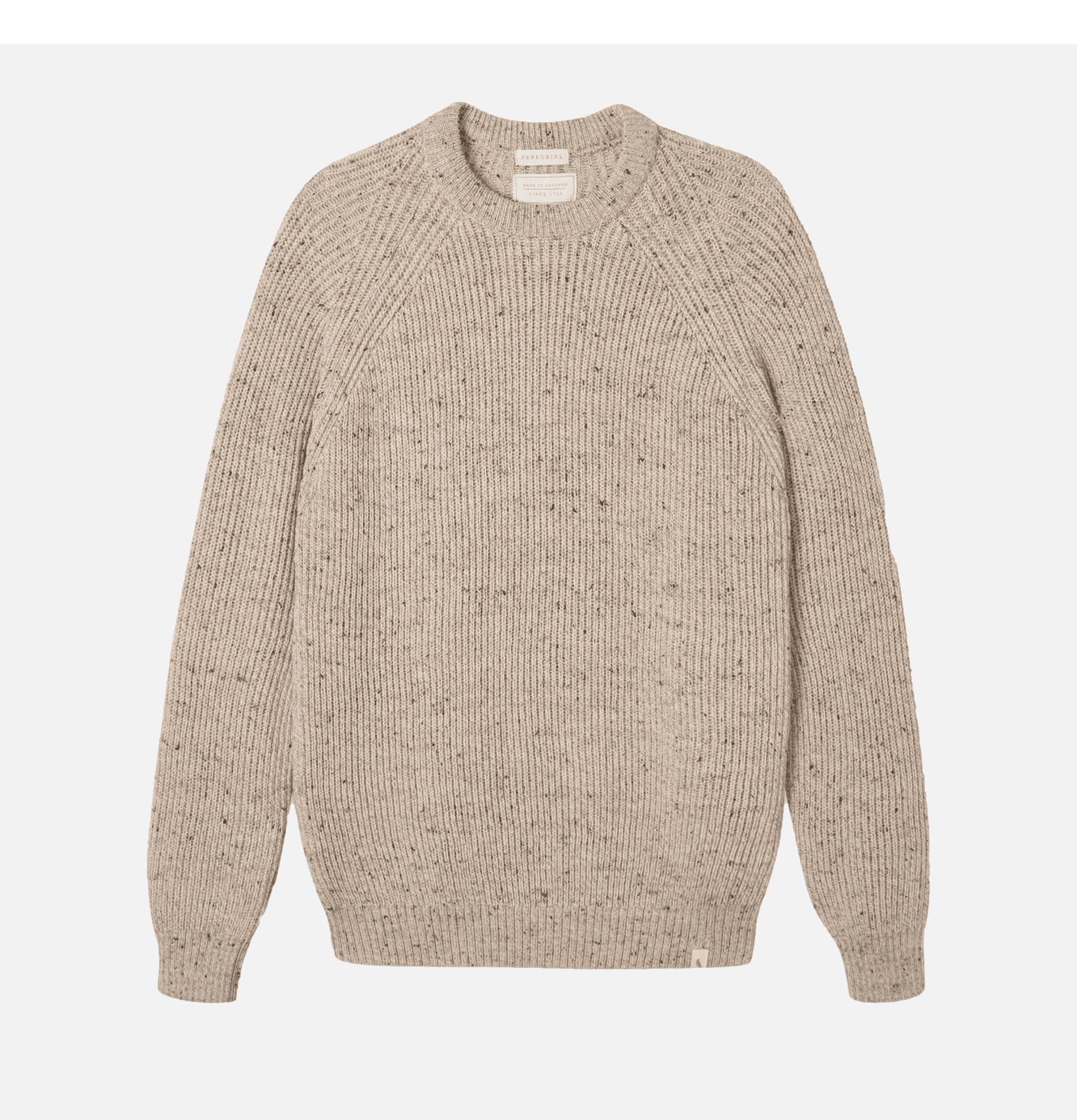 Peregrine UK Ford Crew Knit Oatmeal