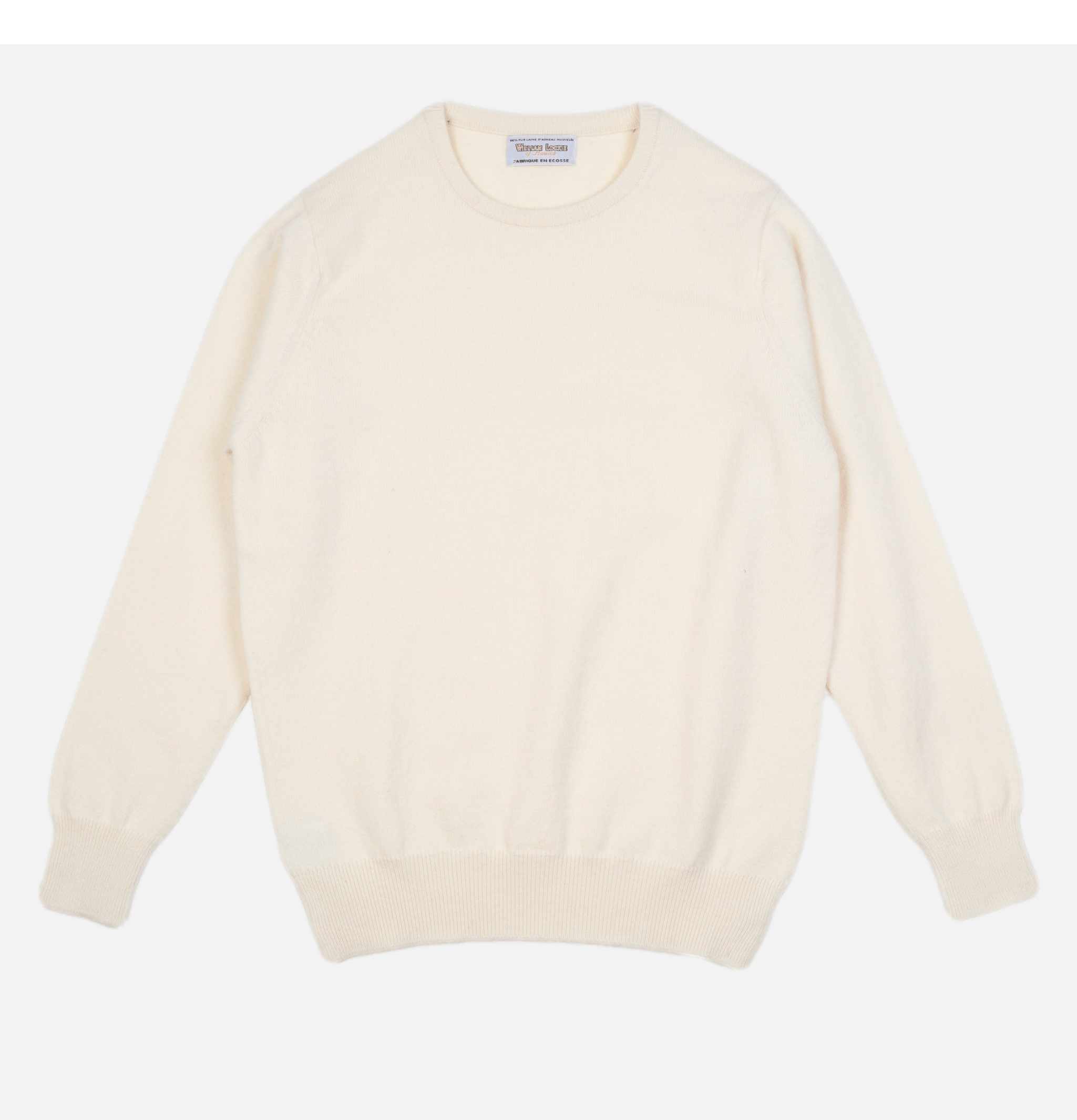 William Lockie Pull Col Rond Ecru