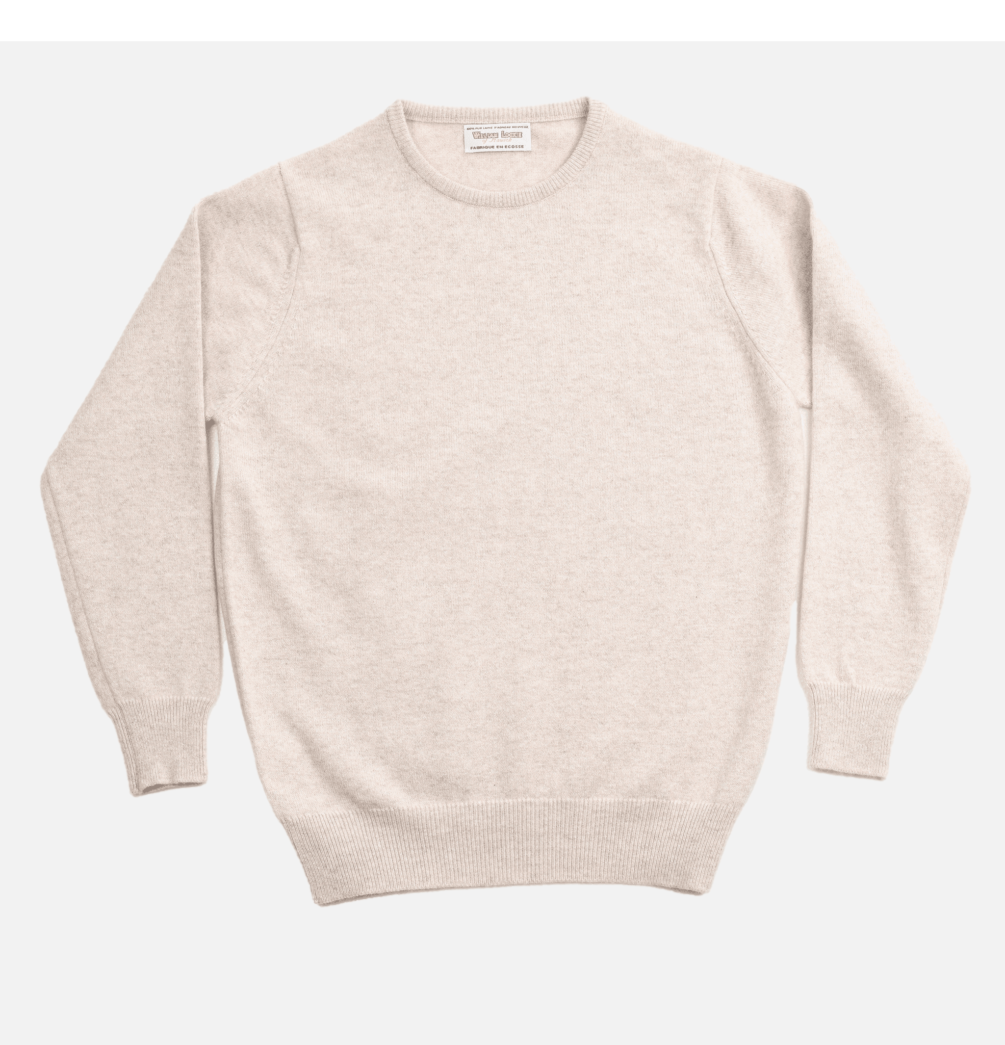 William Lockie Round Neck Pullover Linen