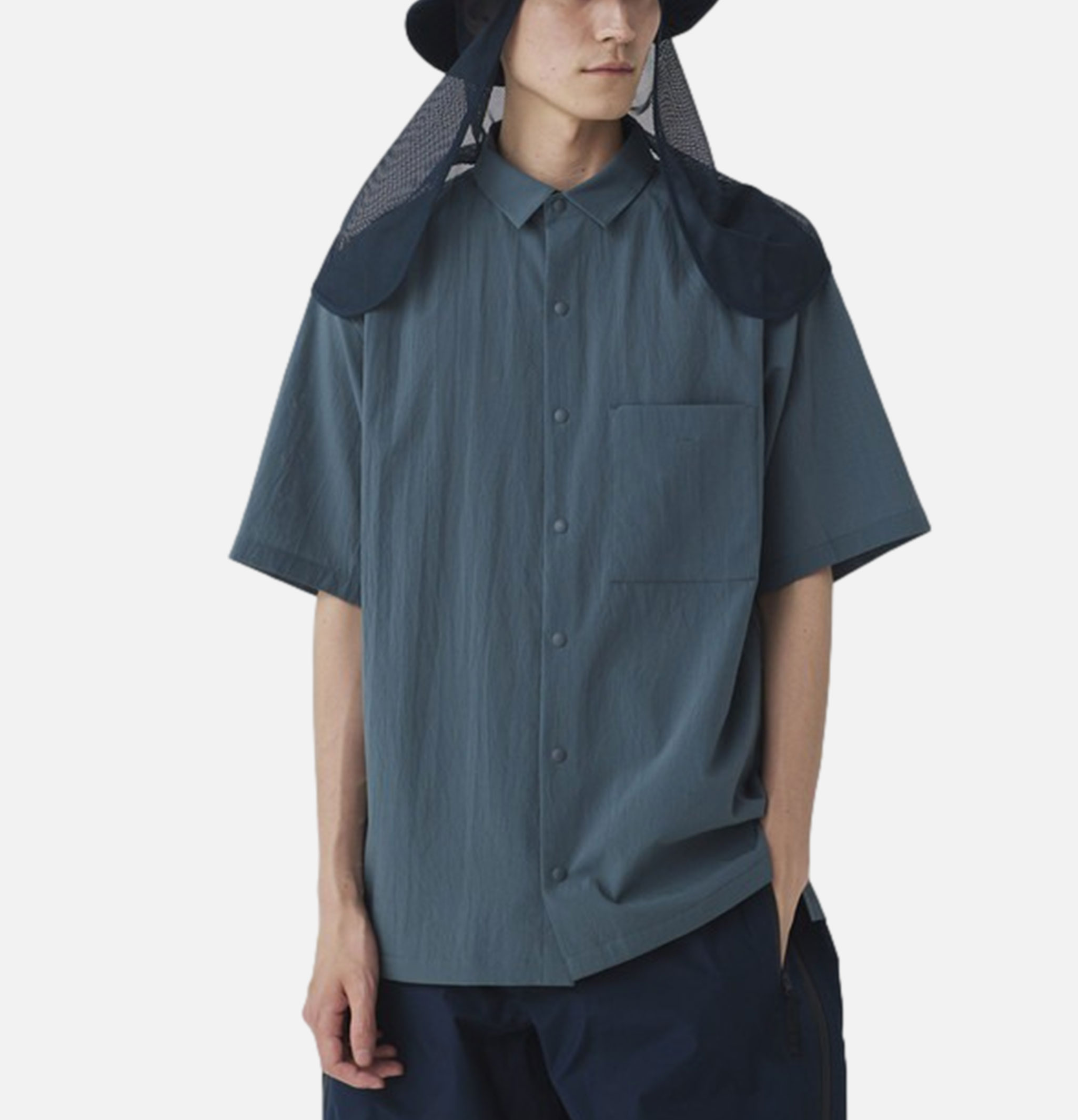 Snow Peak Shirt Breathable Quick Dry Blue