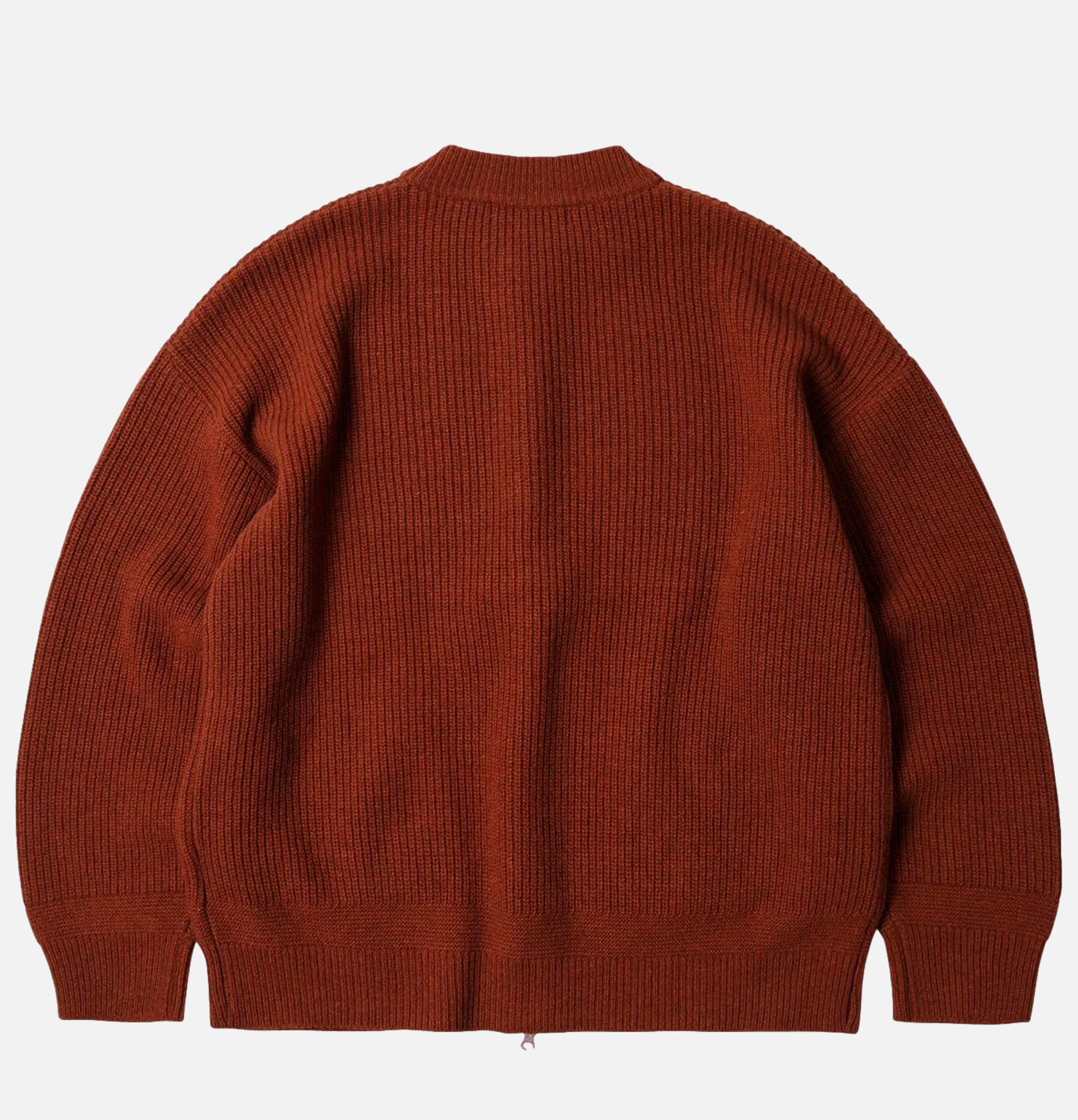 Frizmworks - Wool Deck Zip Cardigan Brick