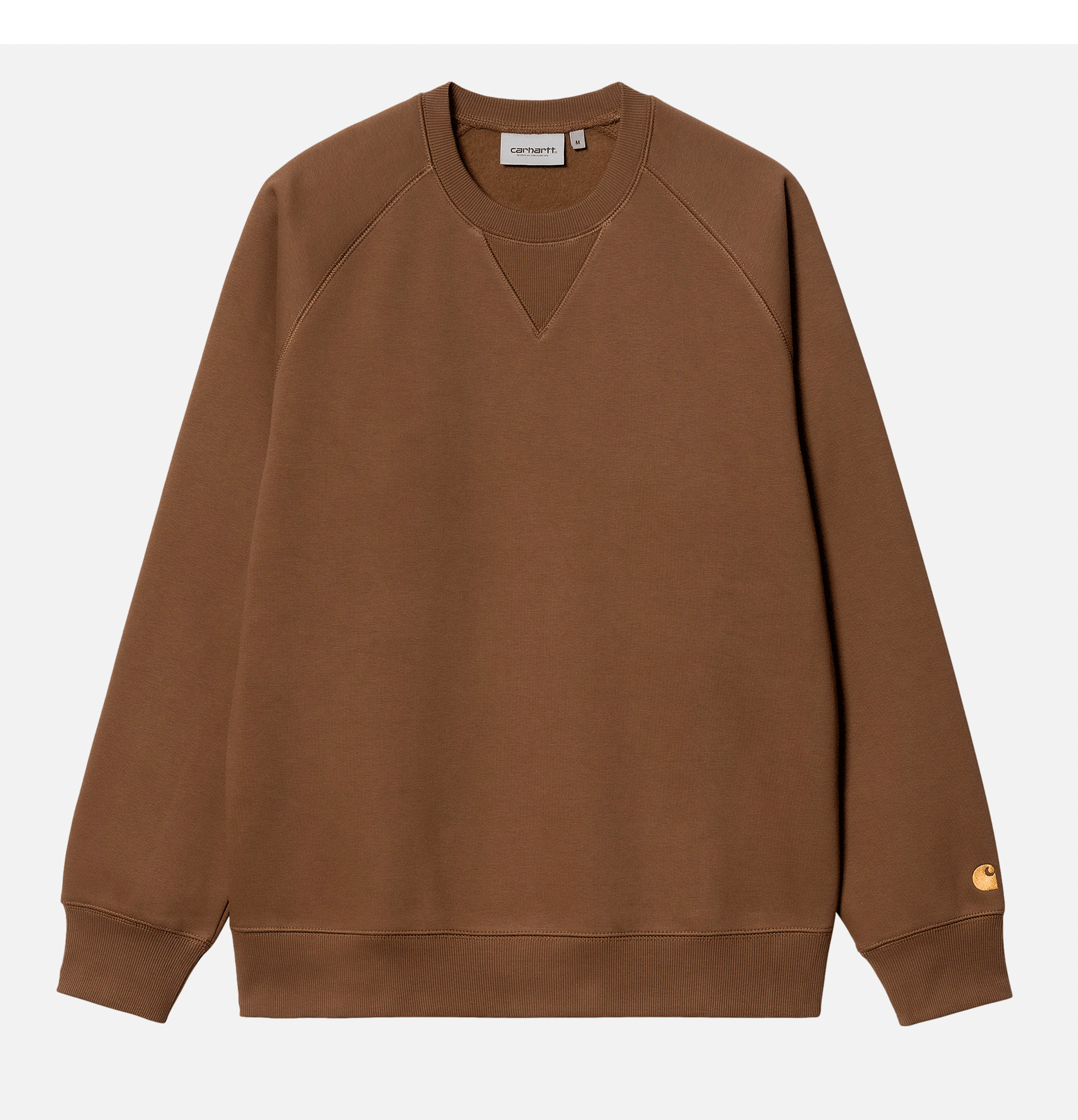 Carhartt WIP Chase Sweat Chocolate Gold