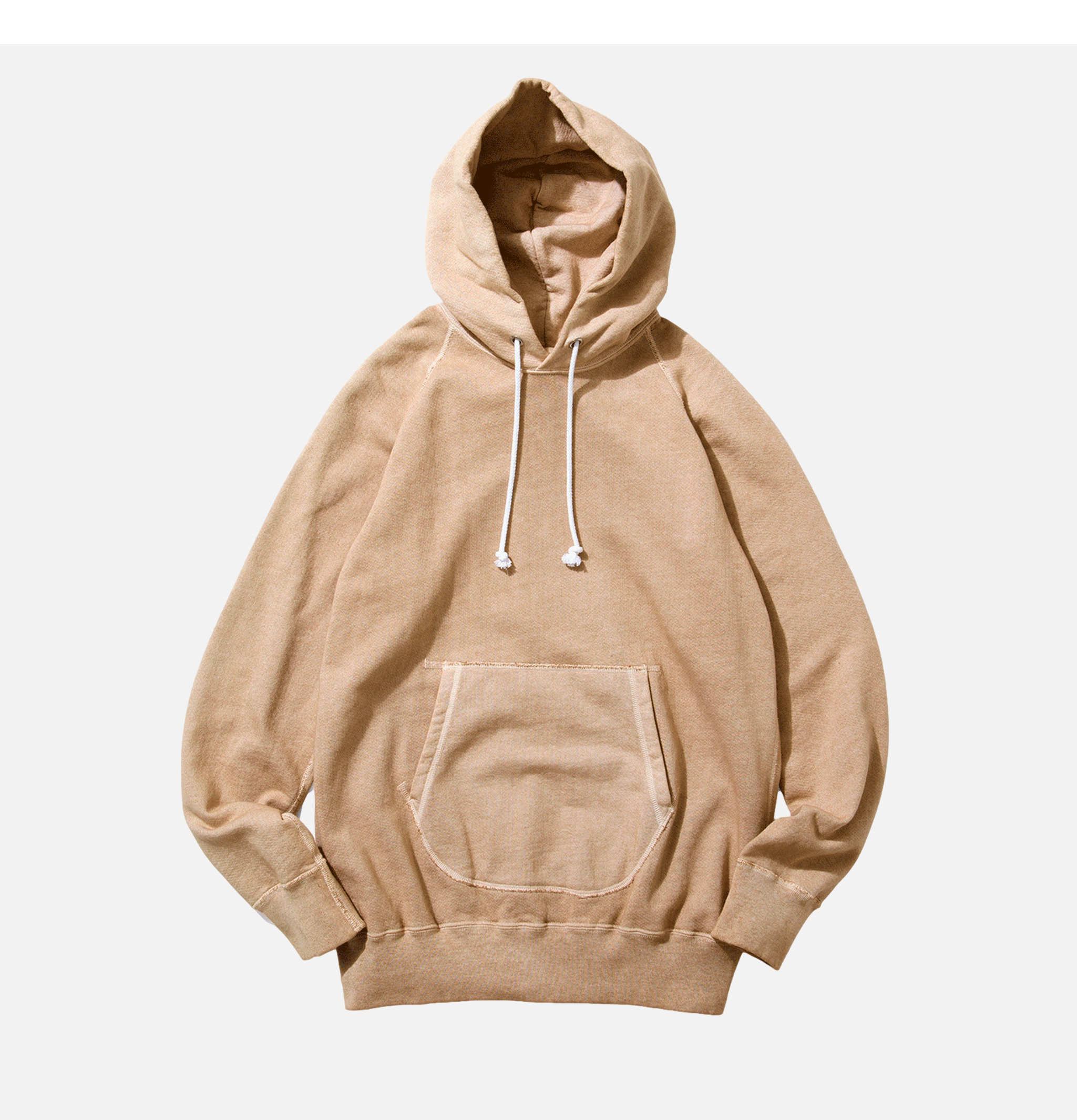 Good On Japan Pullover Hooded Sweat Latte