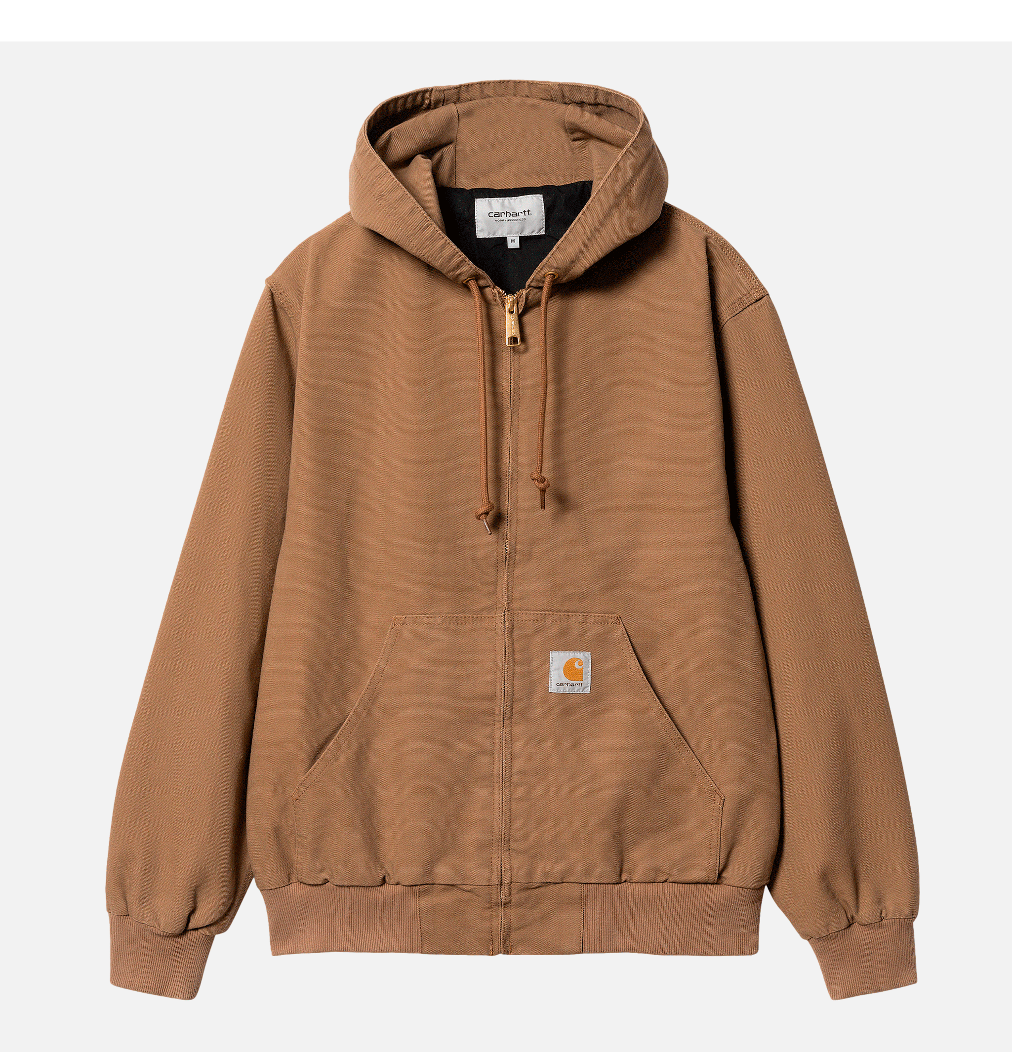 Carhartt Wip Hamilton Brown active jacket Kangaroo pocket
