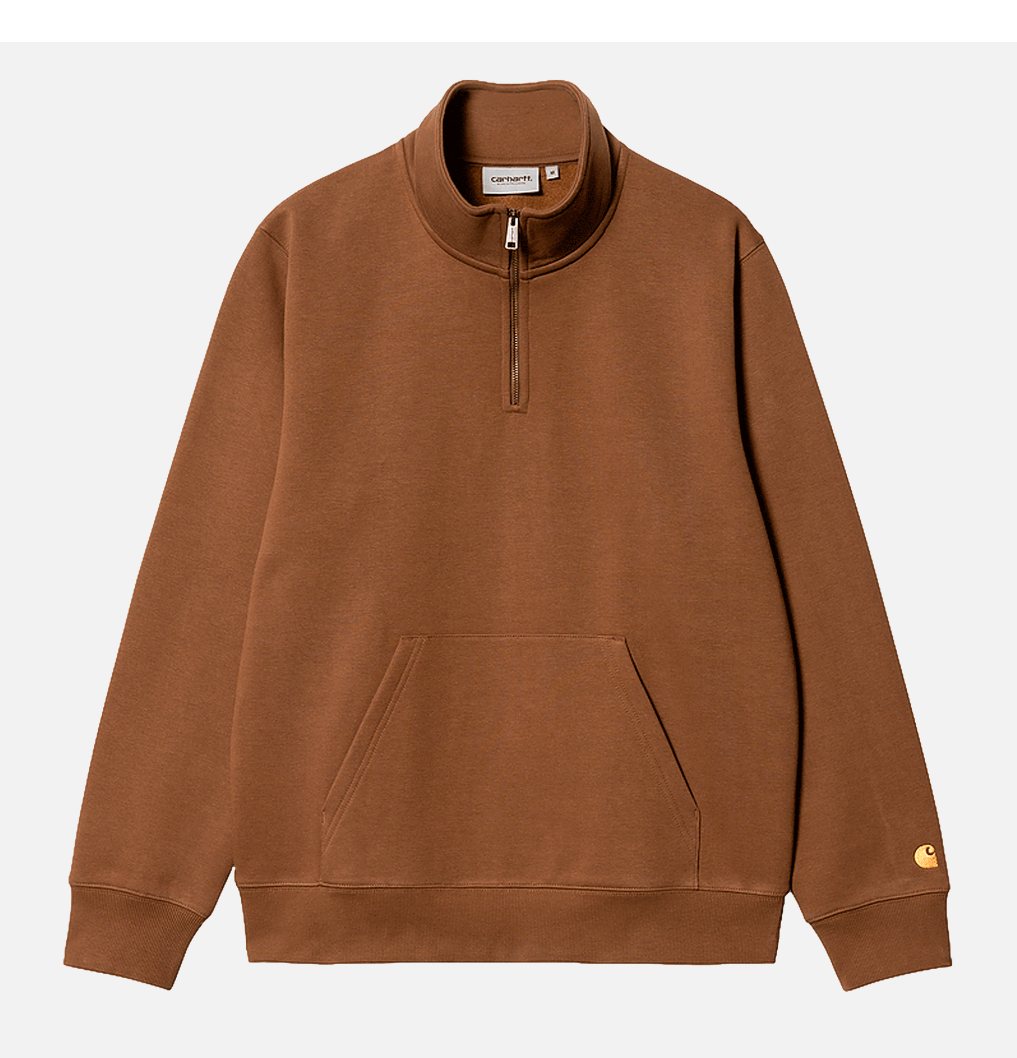 Carhartt WIP Sweatshirt Chase Zip Sweater Tamarind.