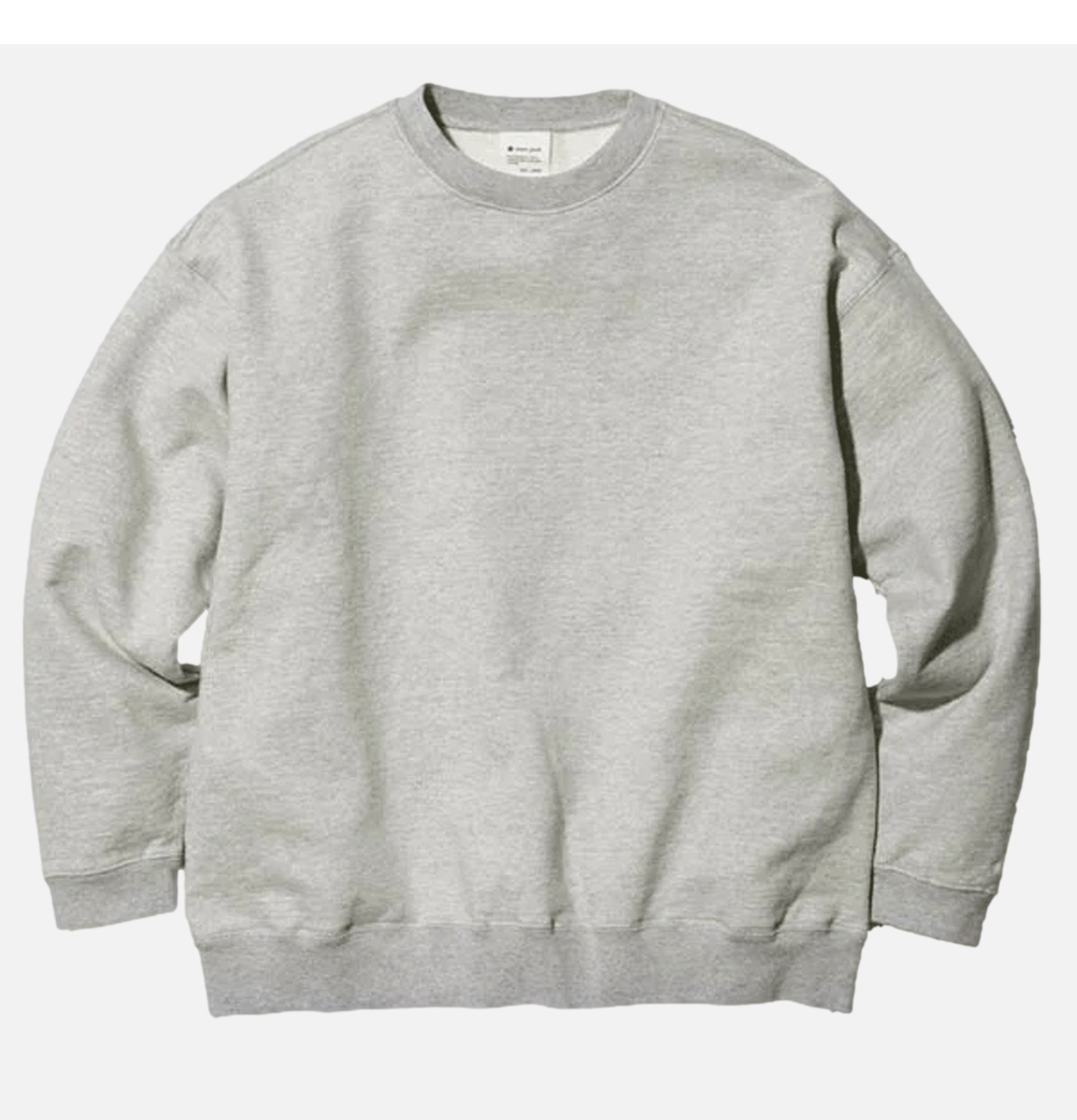 Snow Peak Recycled Cotton Sweat Crewneck Grey