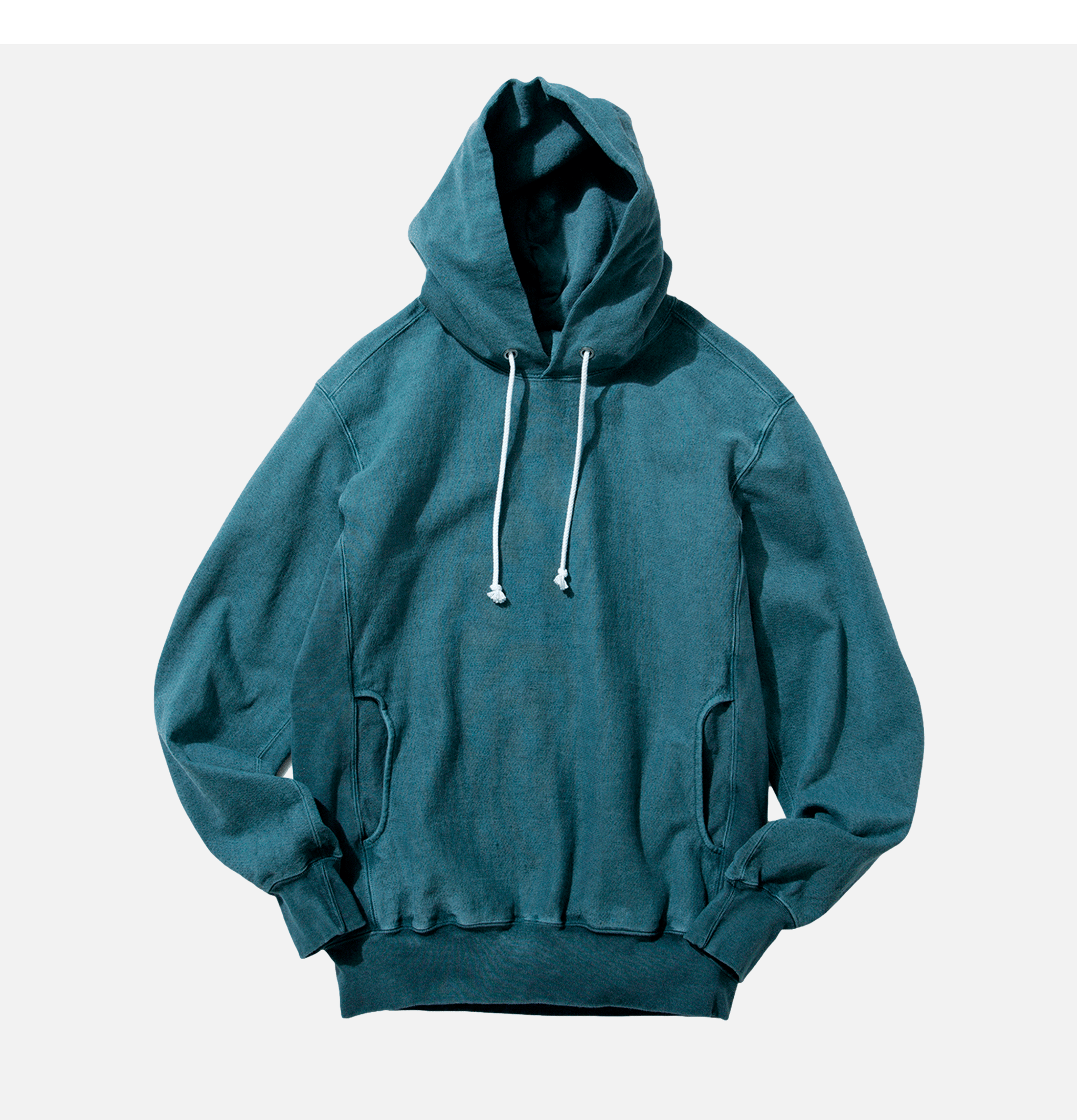 Heavy Po Hood Sweat Slate