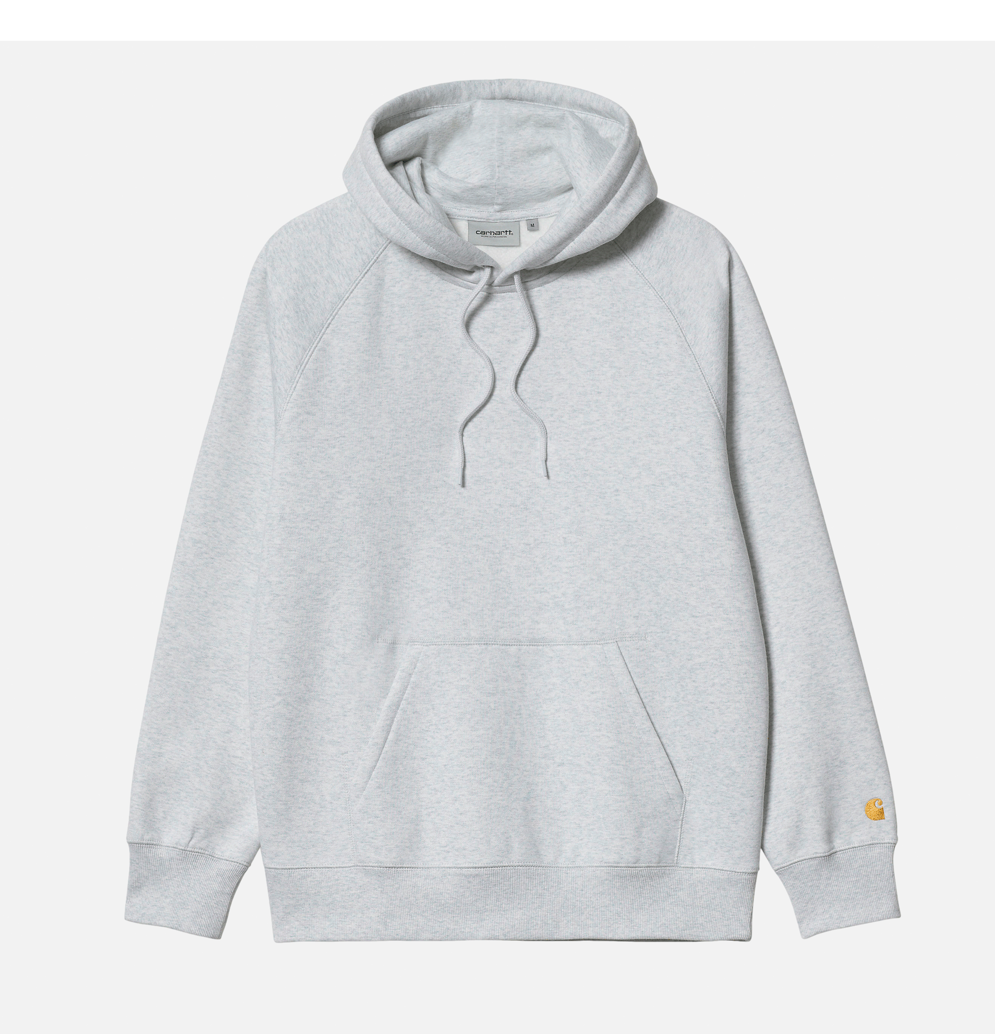 Carhartt WIP Hooded Chase Sweatshirt Heather Grey