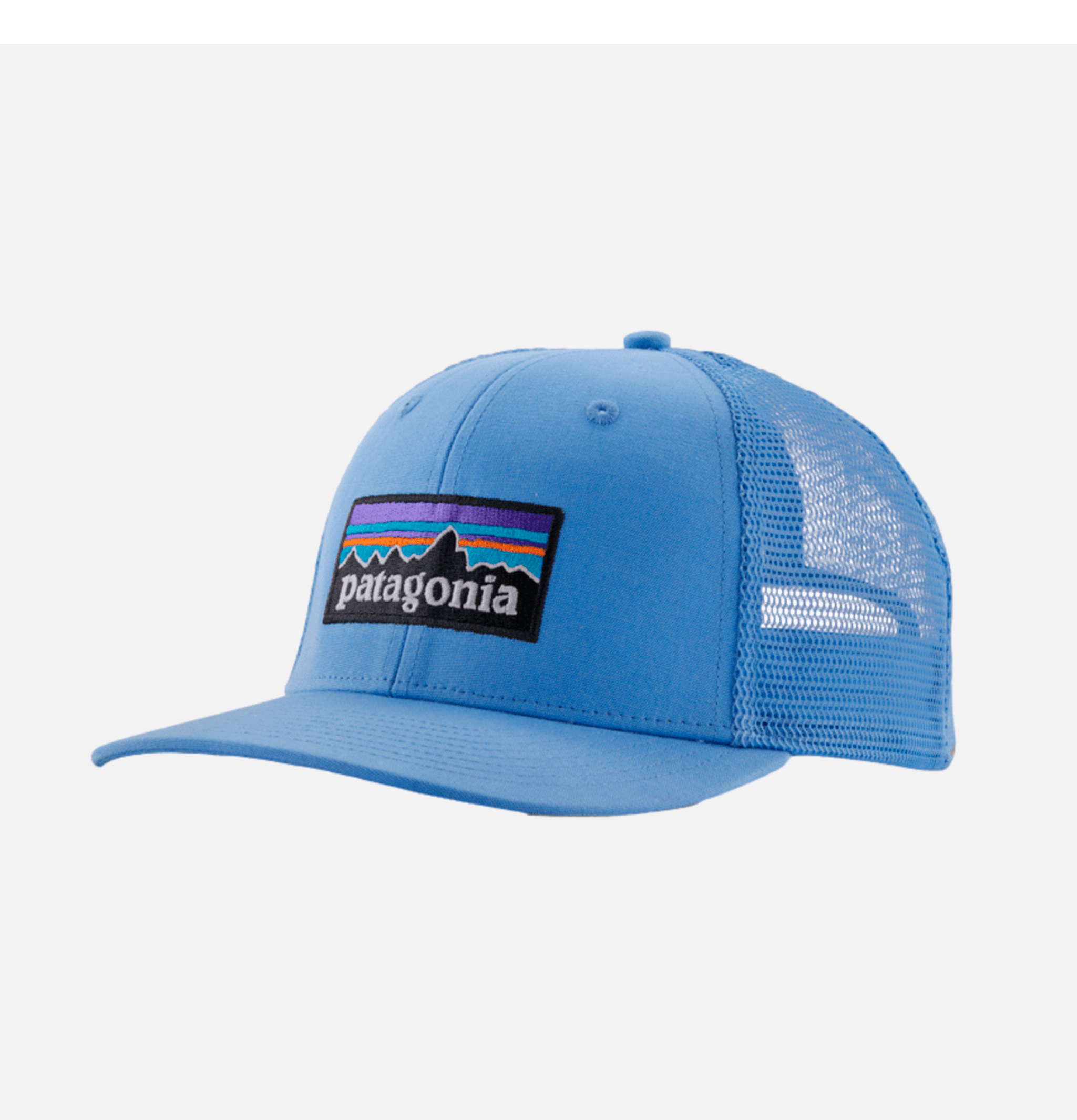 Patagonia P6 Logo Trucker Cap Blue