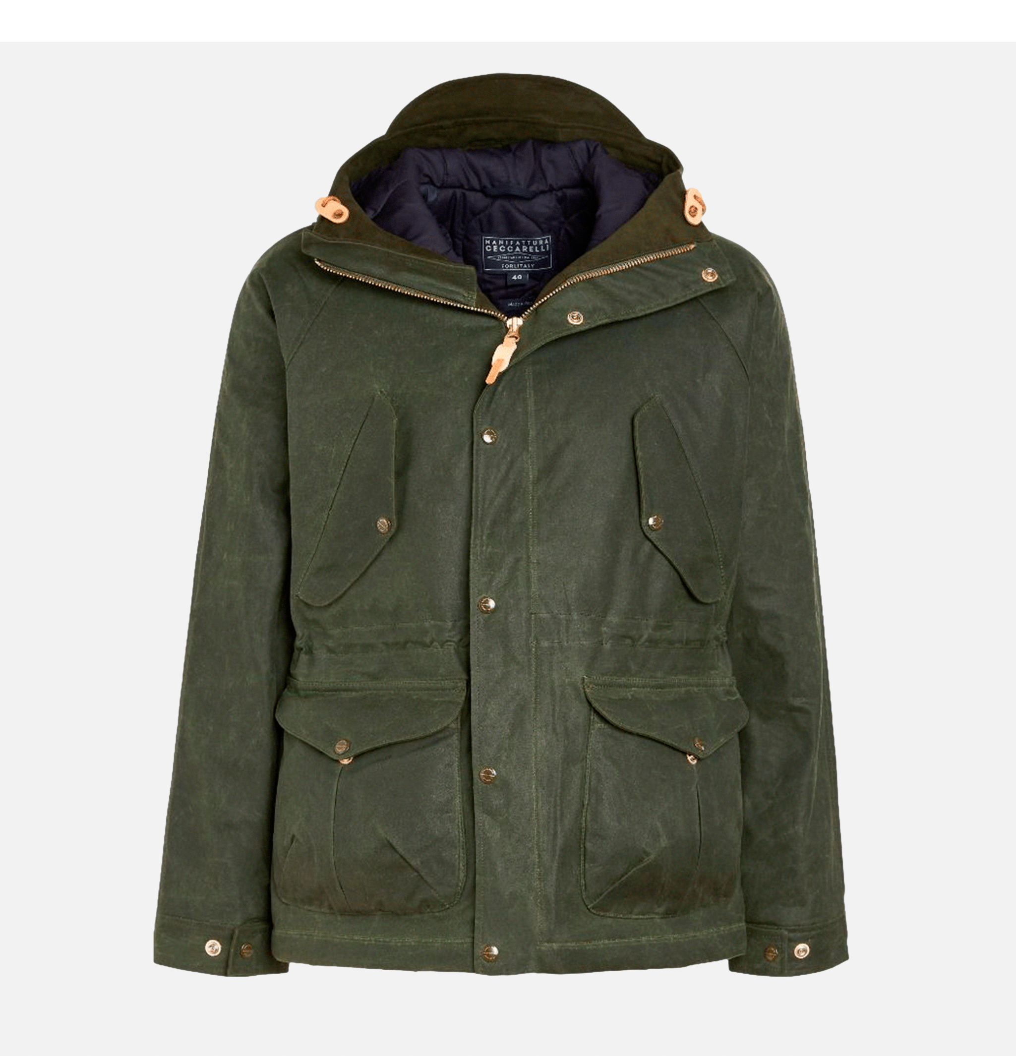 Manifattura Ceccarelli Fisherman Parka Dark Green