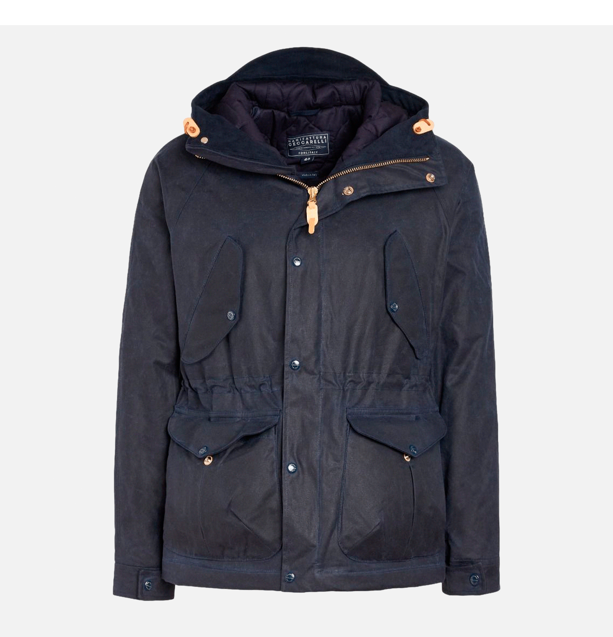 Manifattura Ceccarelli Fisherman Parka Navy