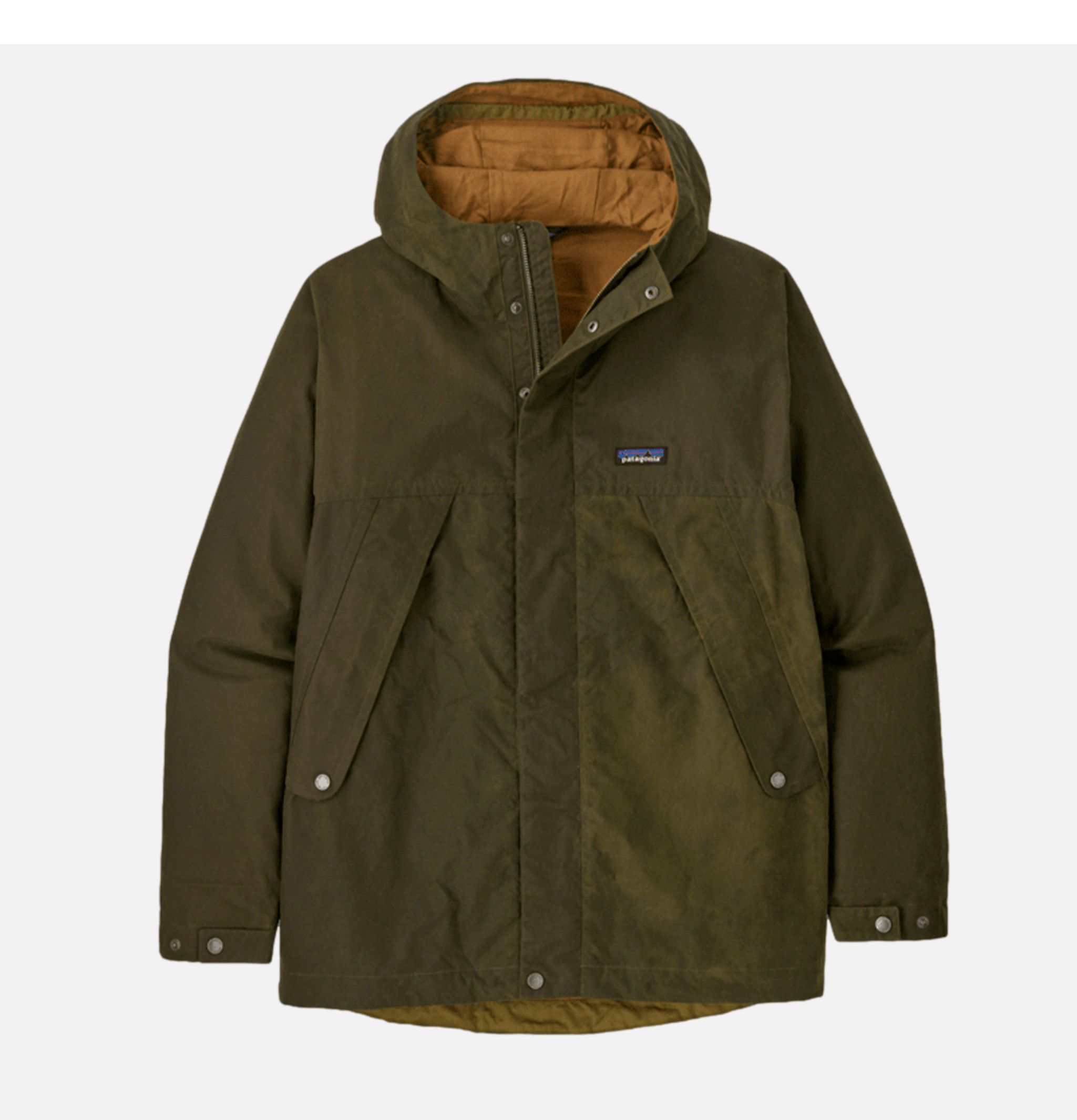 Patagonia Waxed Cotton Jacket Bassin Green