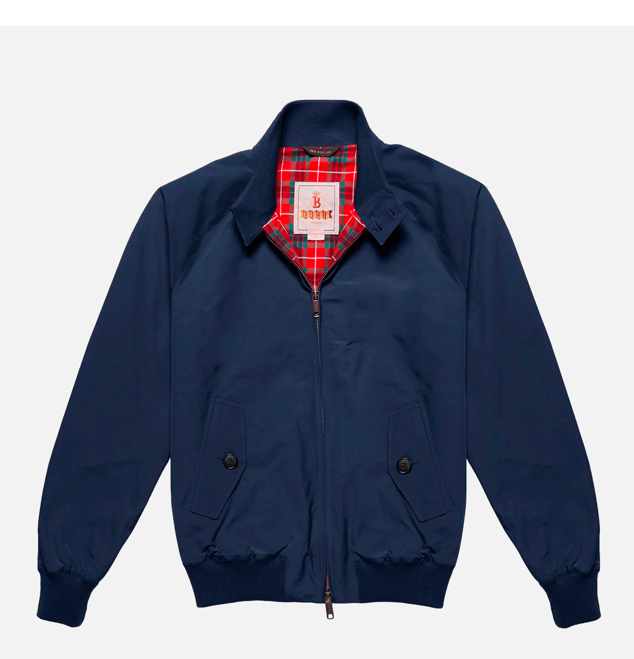 Baracuta G9 Harrington Jacket Navy.