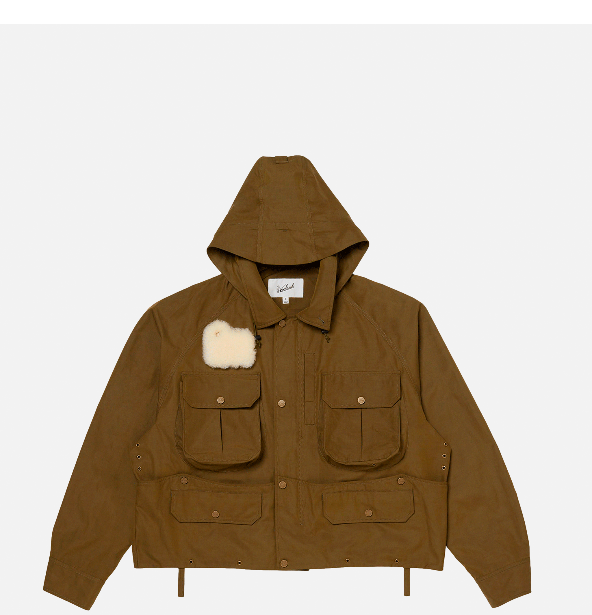 Woolrich Olive Classic Fishing Jacket