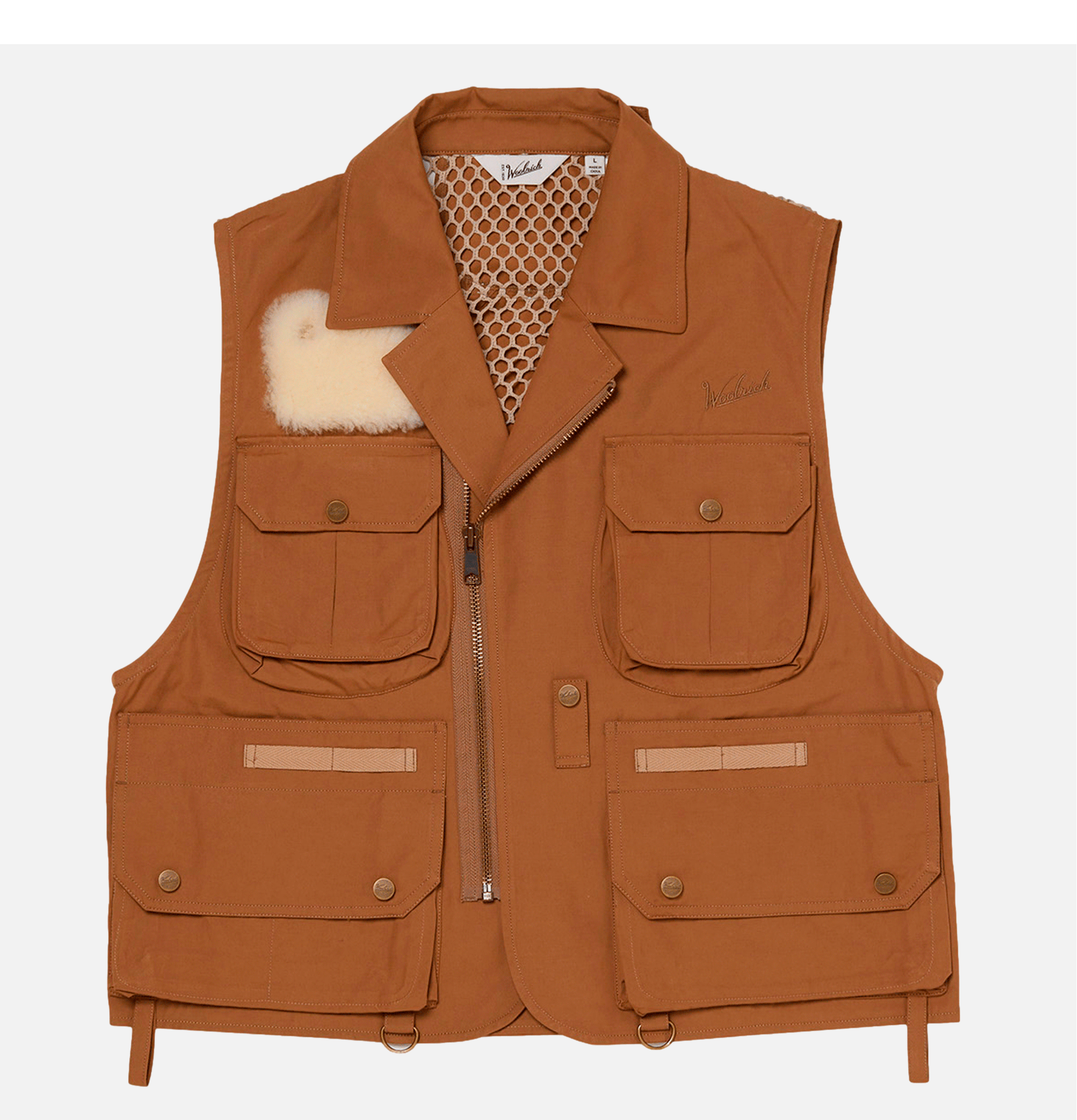 Woolrich Classic Fishing Vest Beige