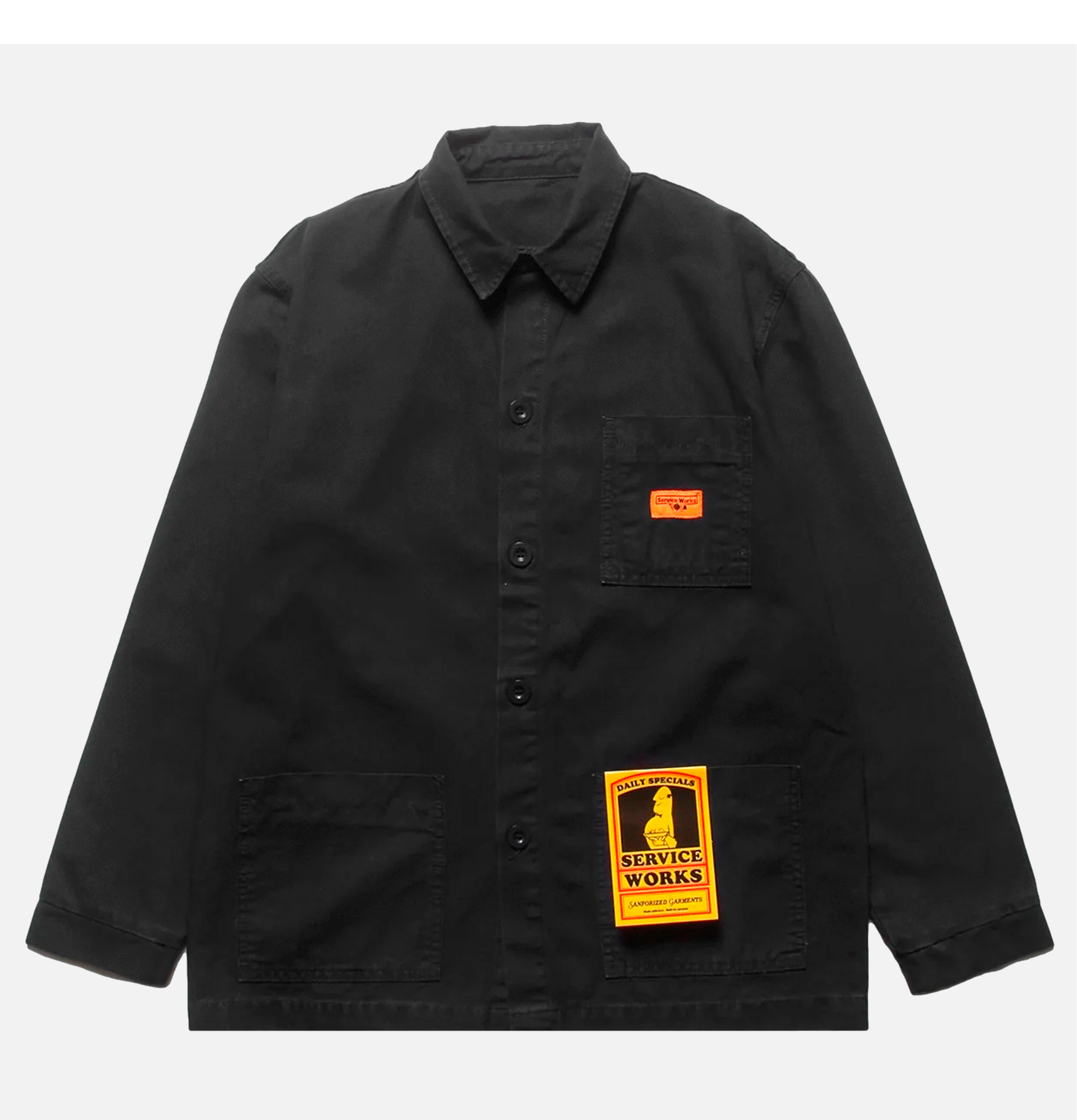 Service Works Coverall Black Jacket