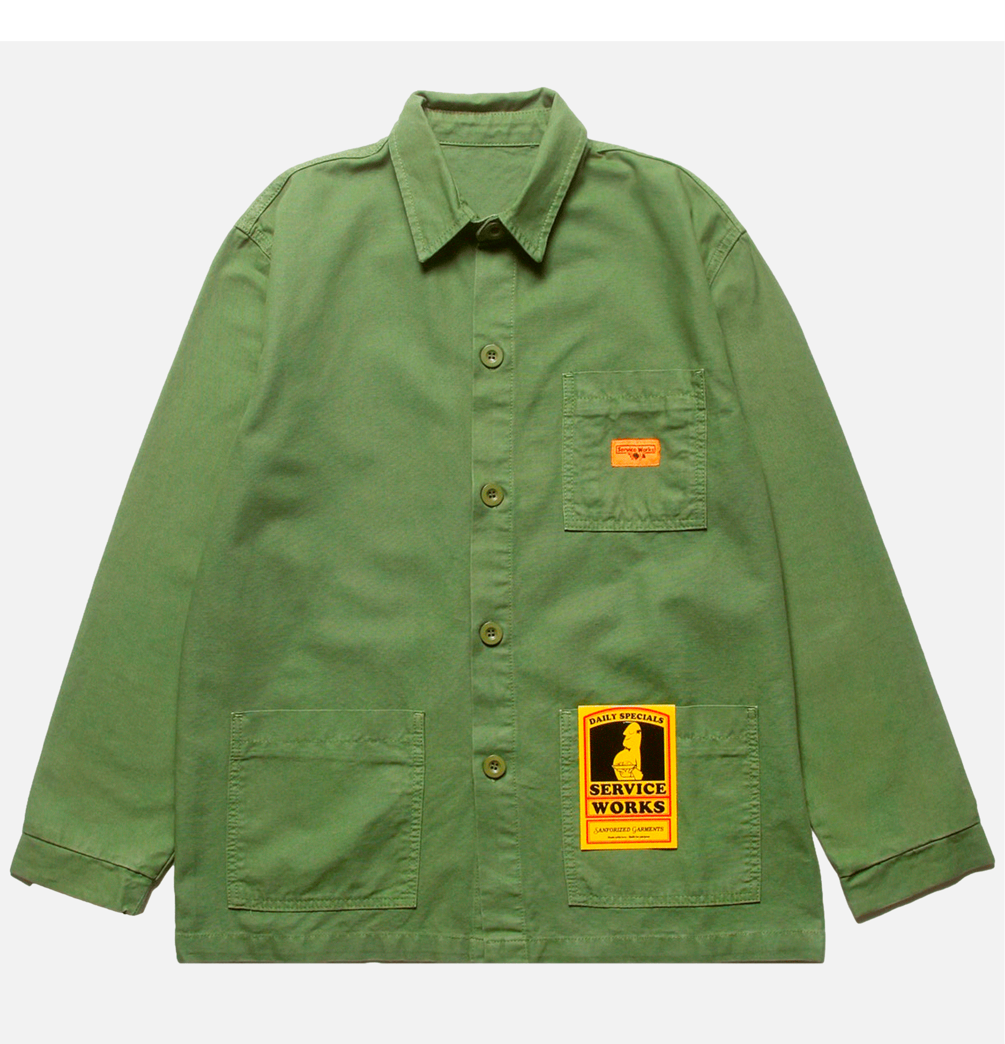 Service Works Coverall Olive jacket