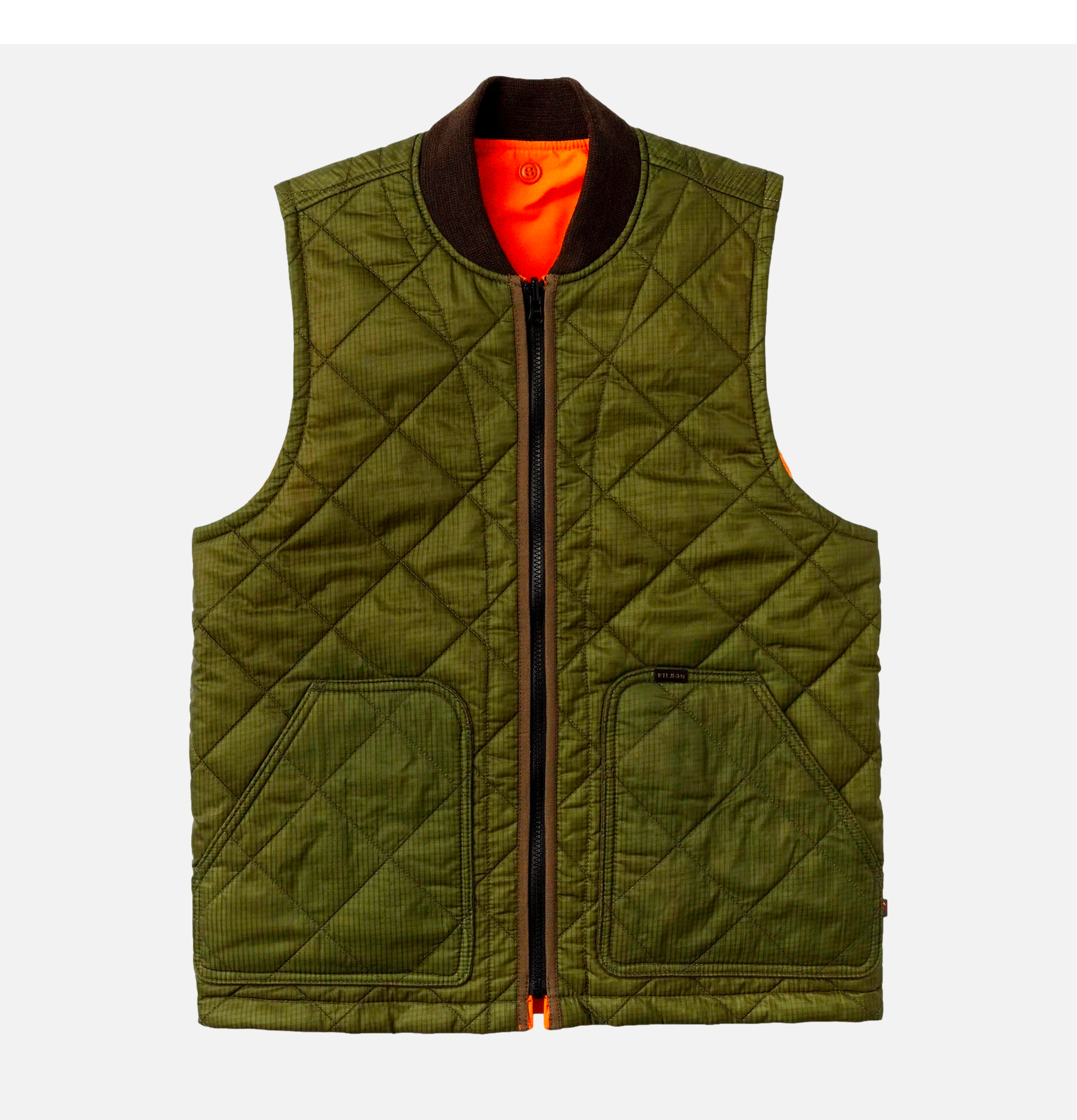 Filson Eagle Plains Vest Surplus Green