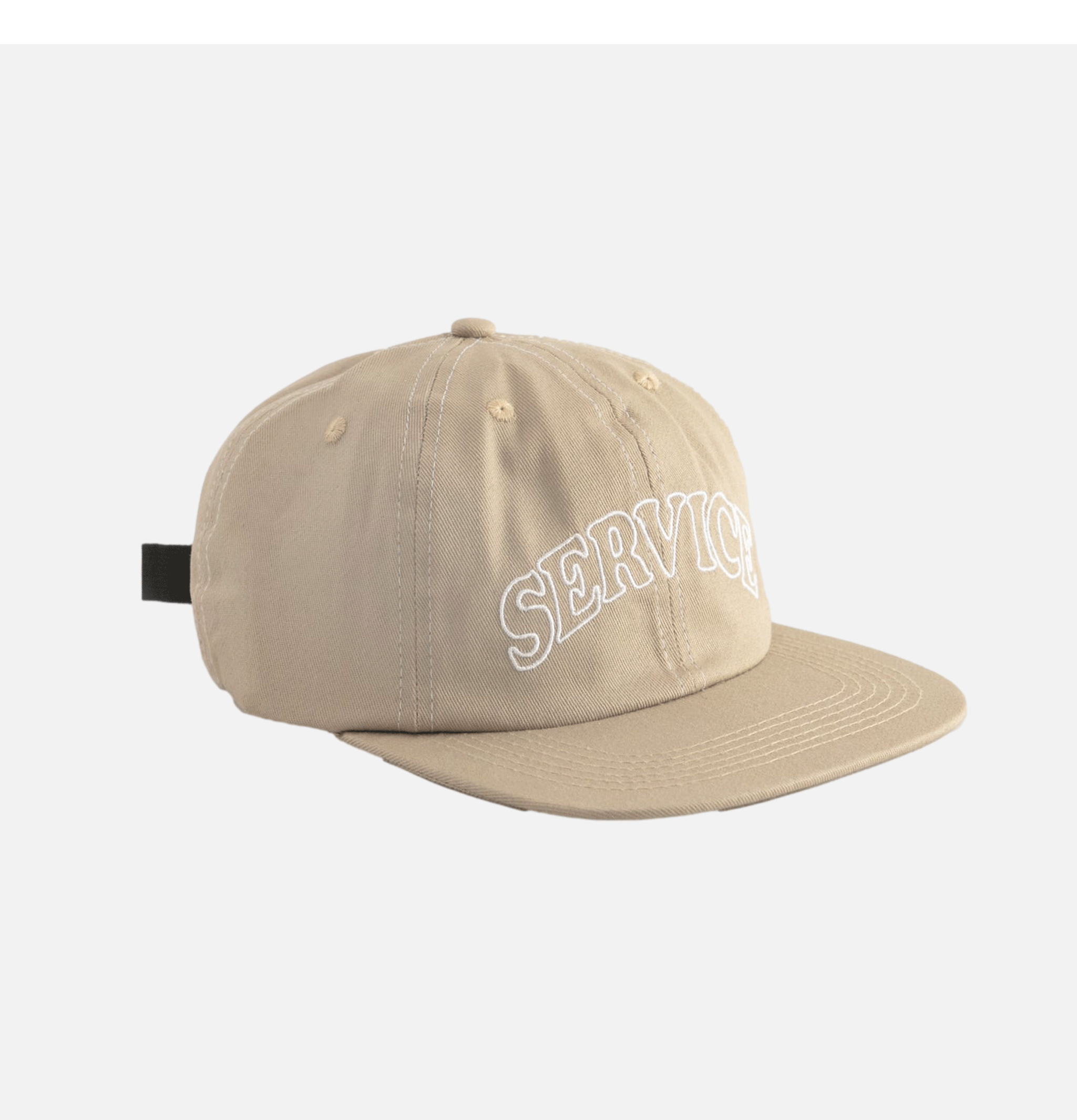 Service Works Arch Logo Contrast Stitch Cap en Bone