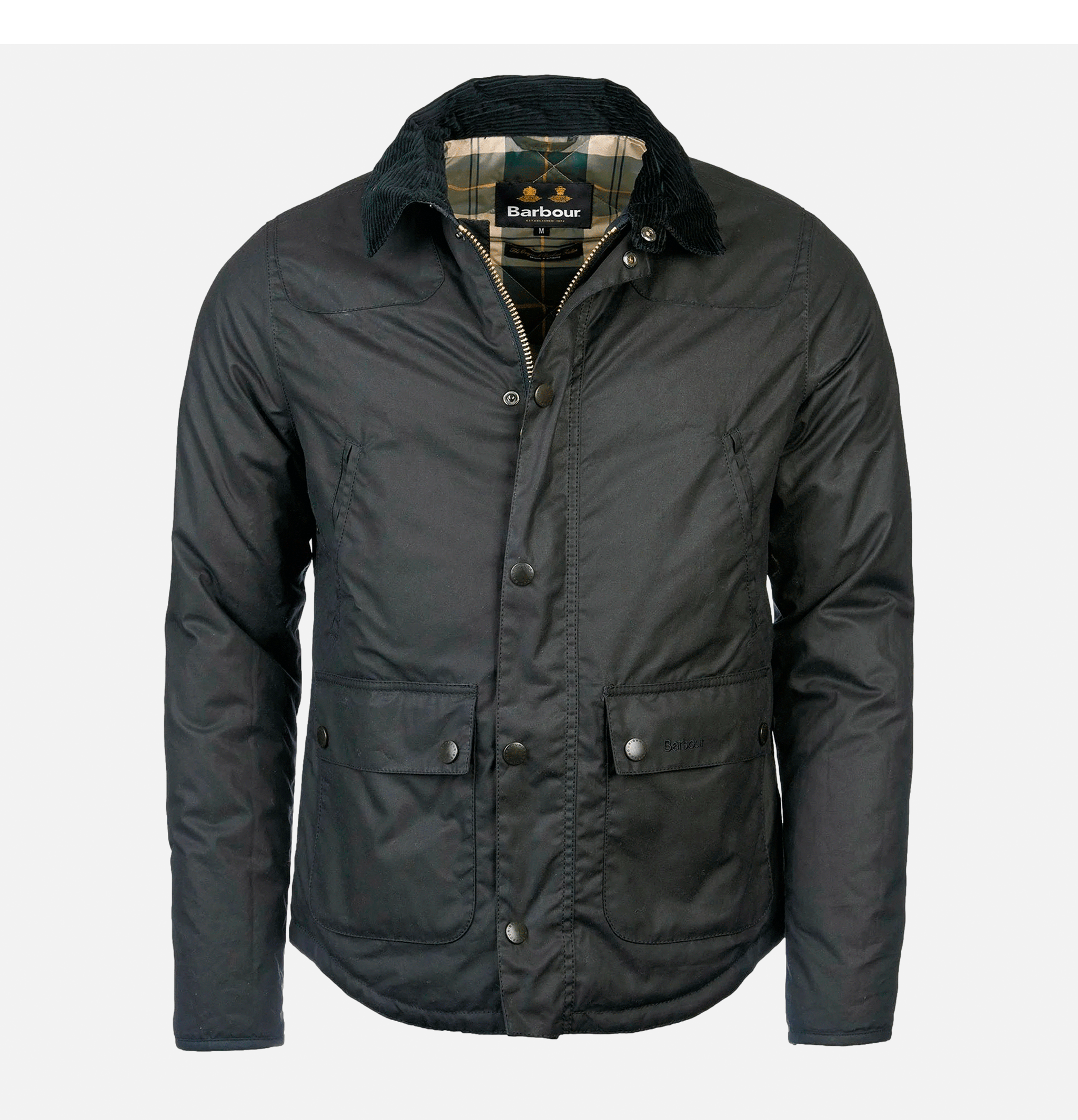 Barbour Veste Reelin Wax Jacket Sage.