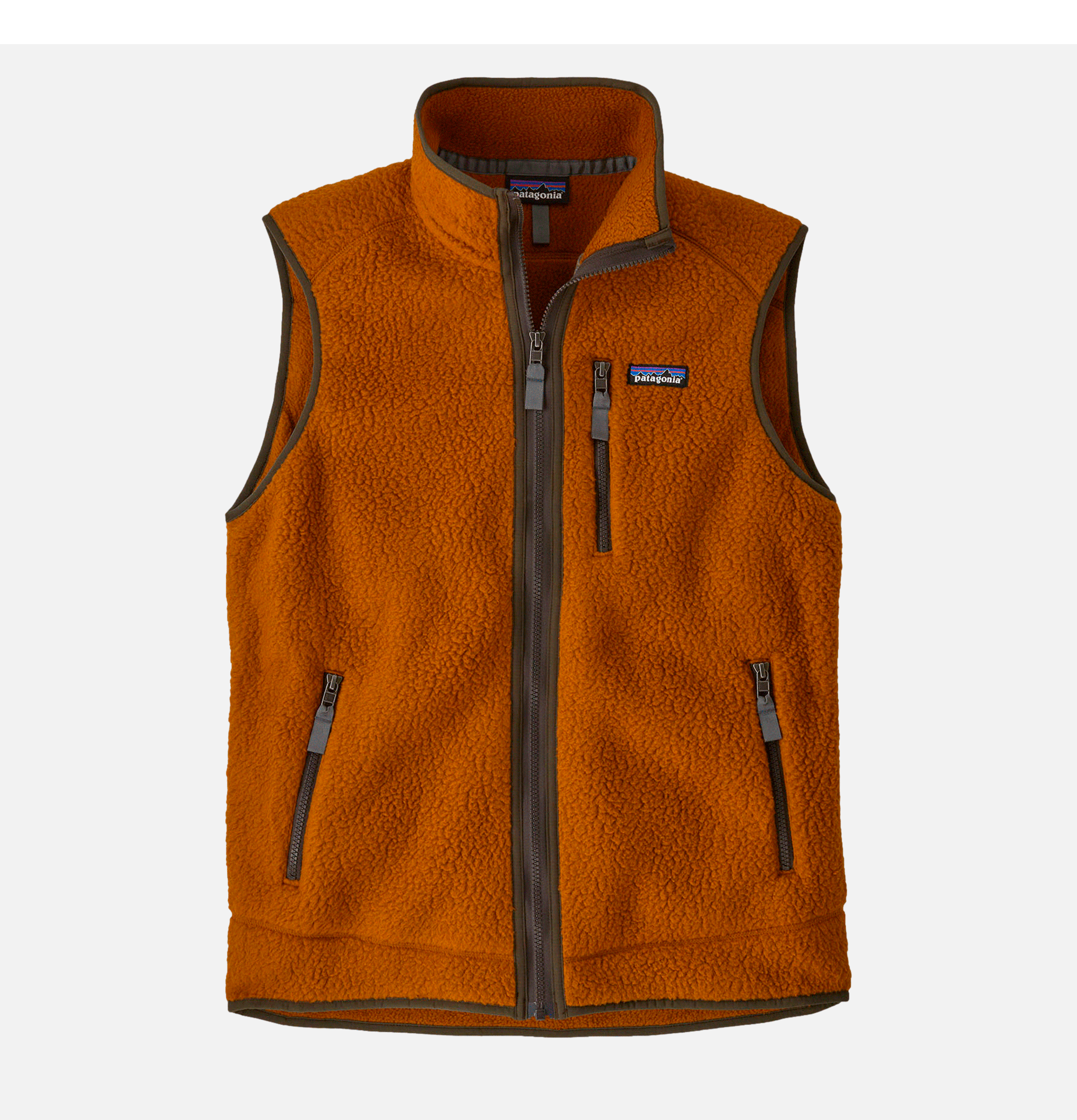 Patagonia Retro Pile Vest Shelter Brown.