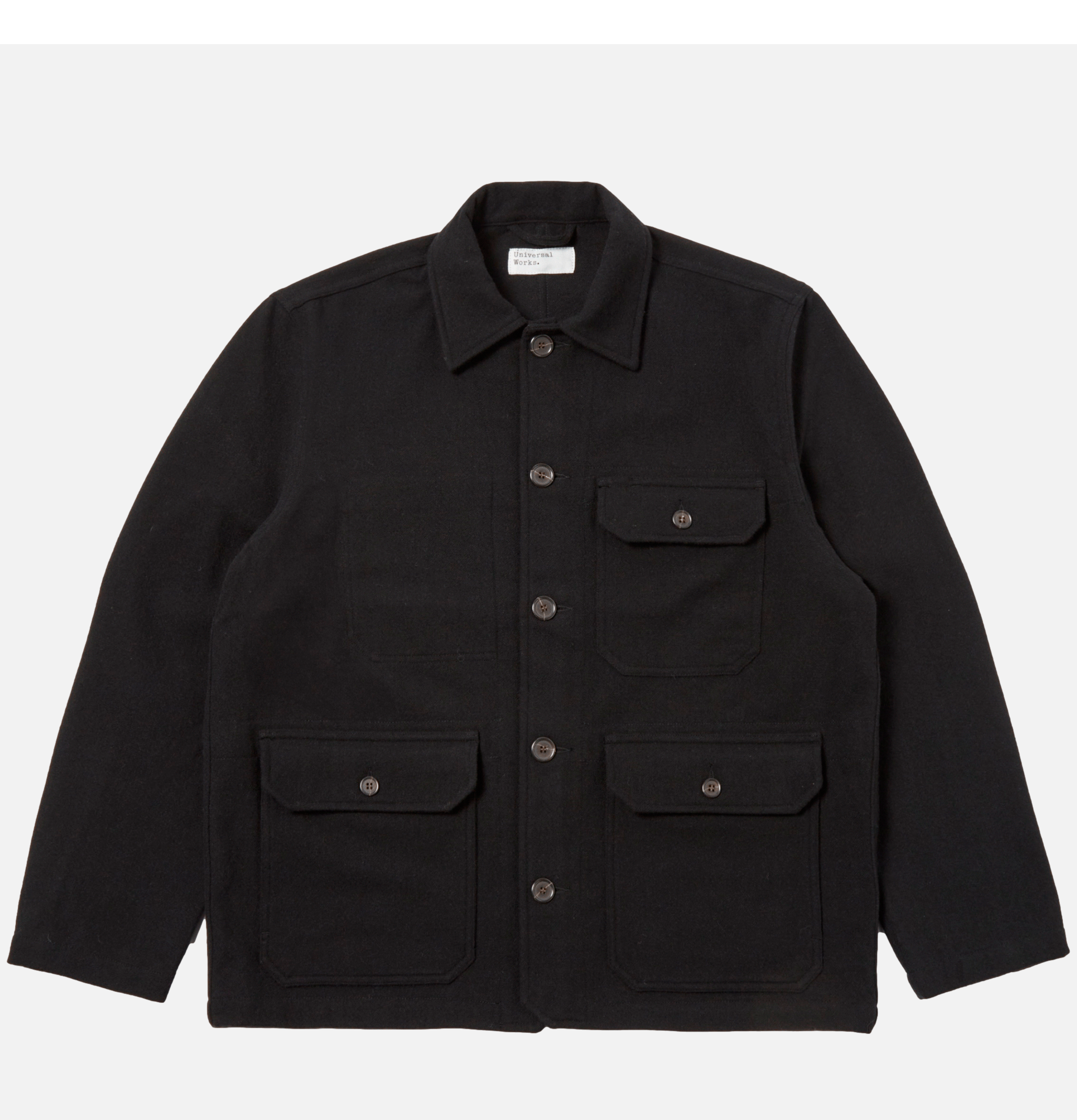 Universal Works Utility Jacket Black