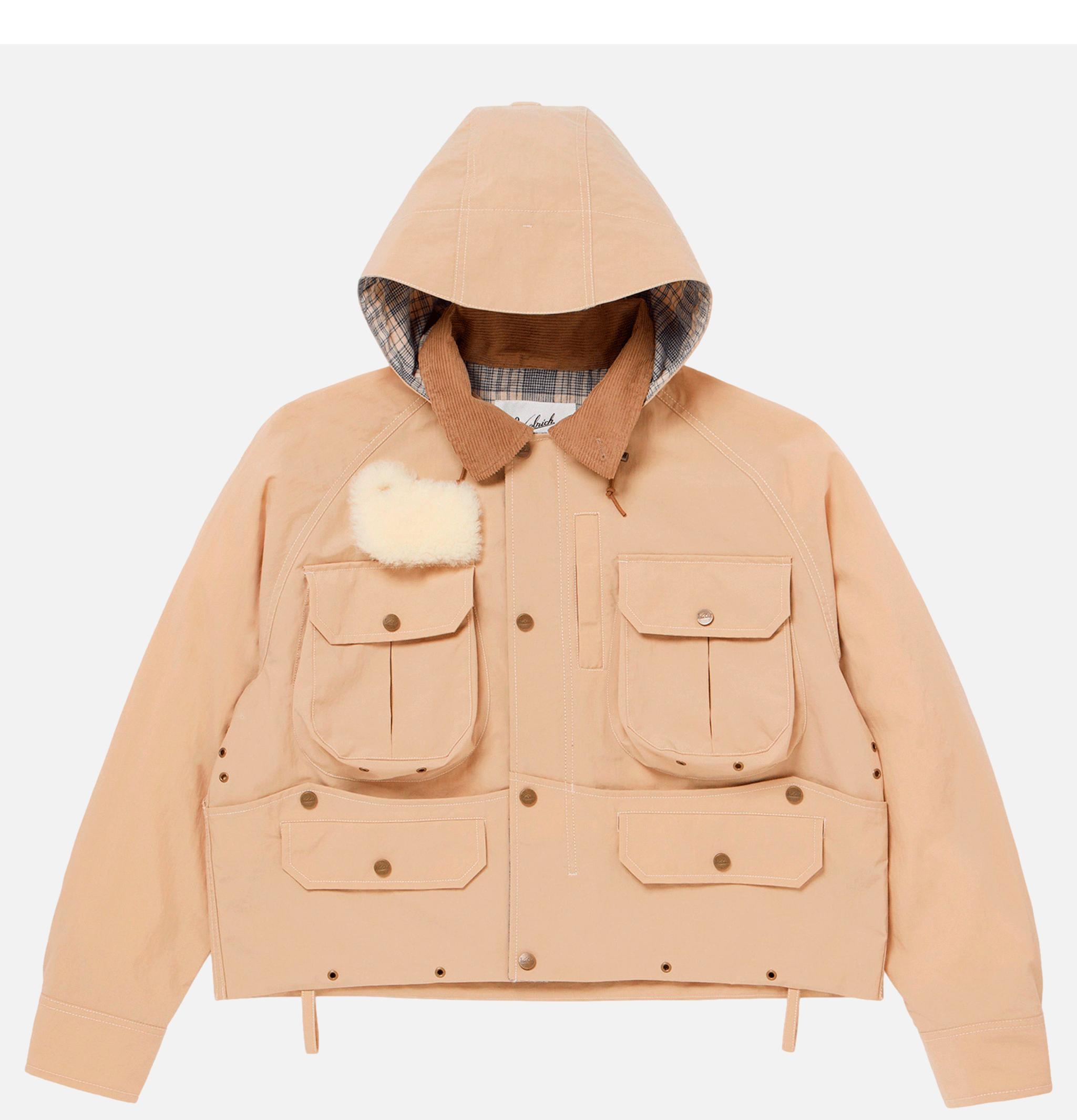 Recycle Nylon Oxford Jkt Beige