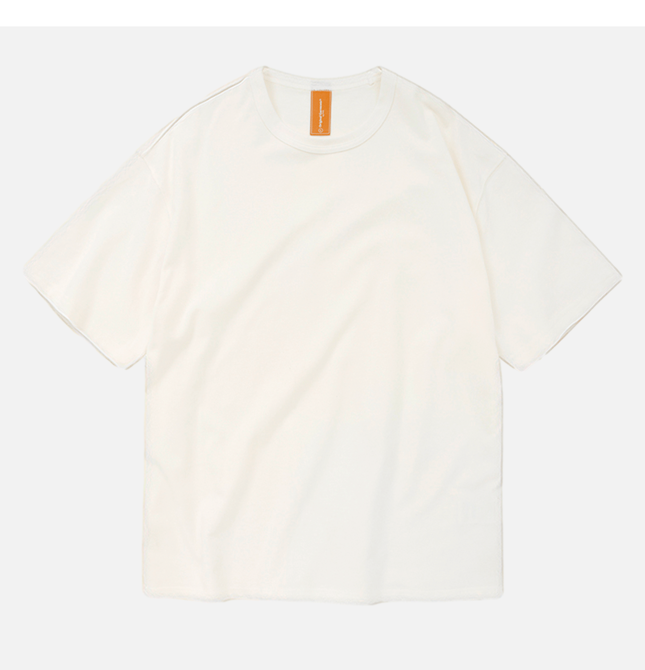 Frizmworks Double Rib Oversize Tee White