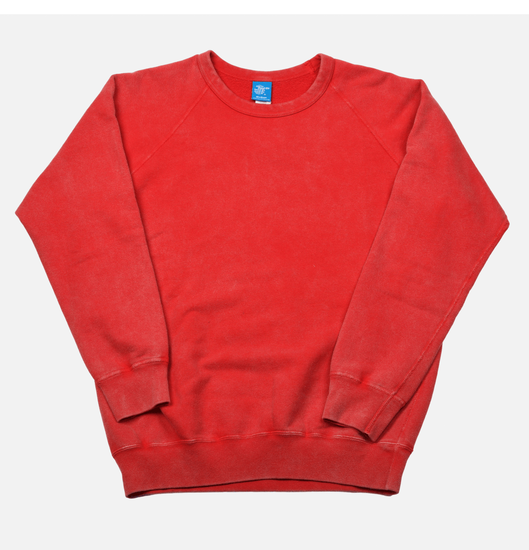 Good On Japan Vintage Dye Sweatshirt Red