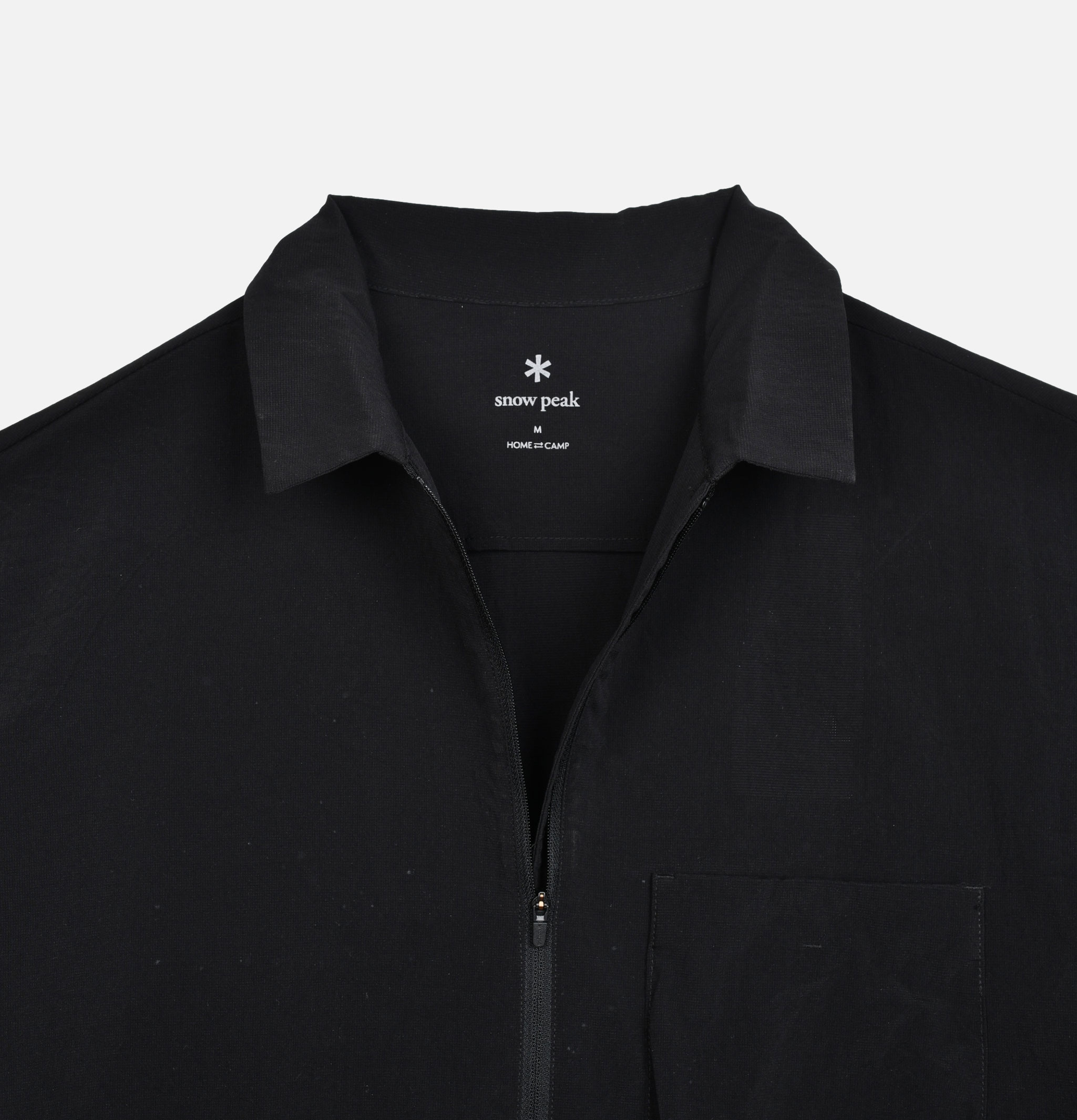 Snow Peak Chemise Breathable Quick Dry Noir
