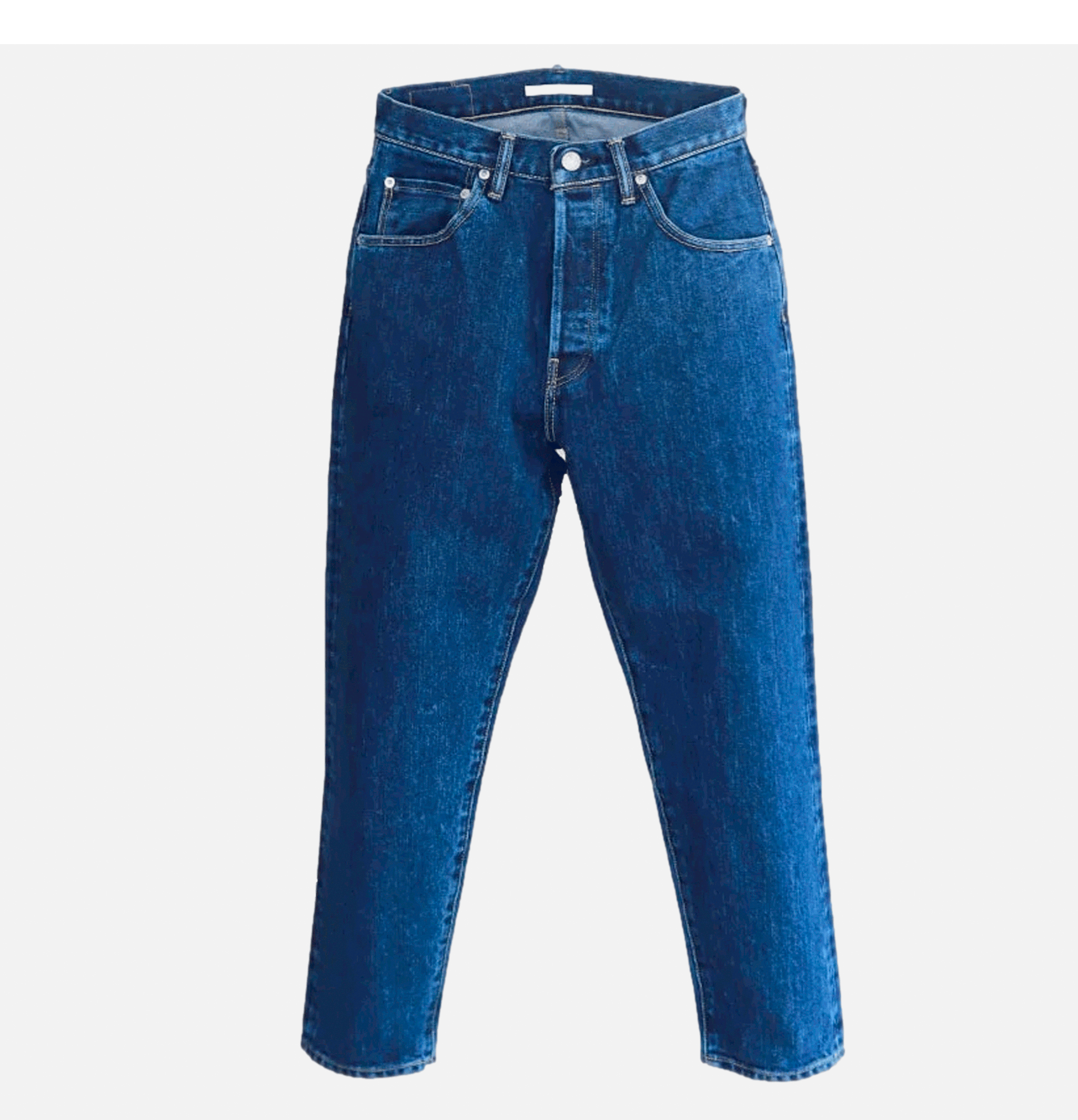 Hatski Japan 22001 Loose Tapered Jeans Used Blue.