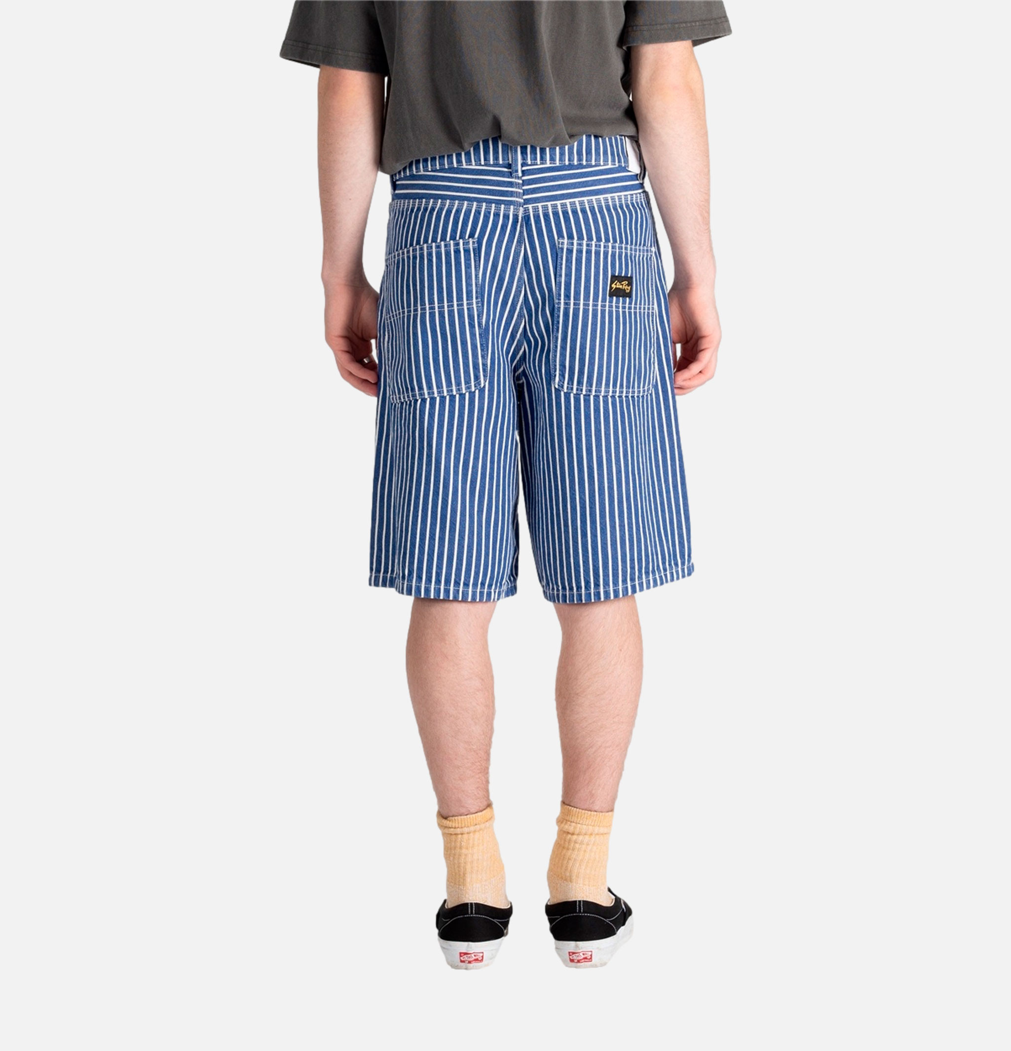 Stan Ray Wide 5 Short Indigo Nat Hickory