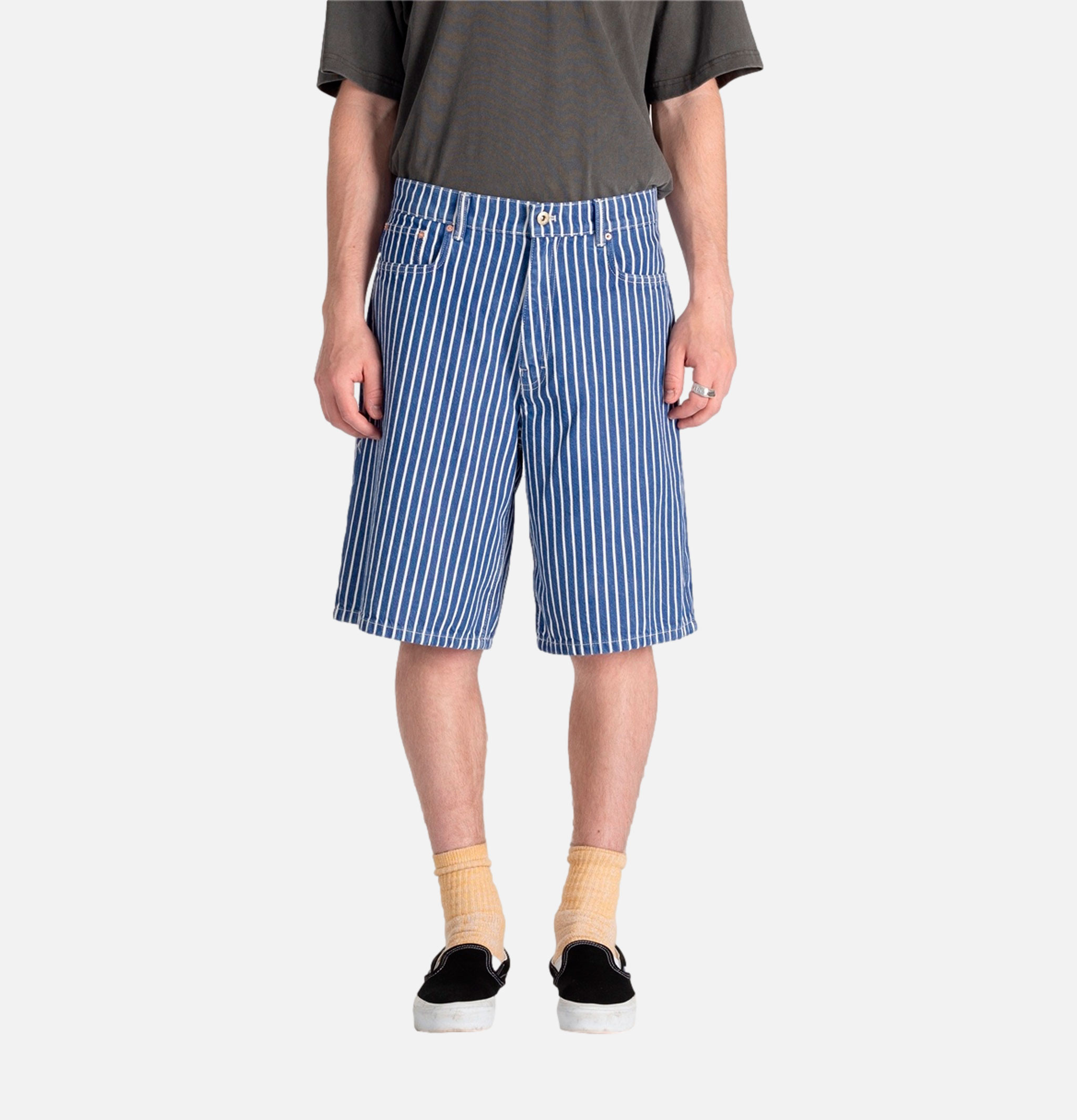 Stan Ray Wide 5 Short Indigo Nat Hickory