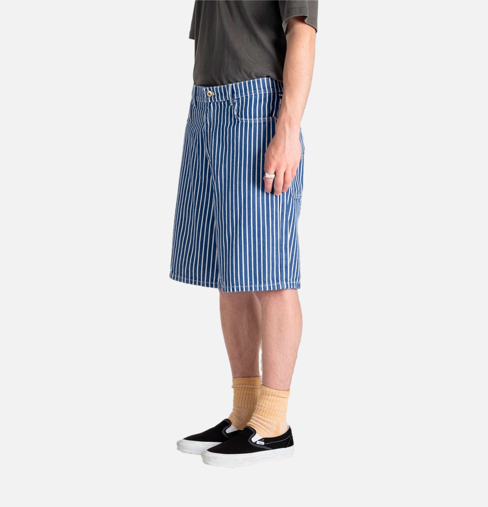 Stan Ray Wide 5 Short Indigo Nat Hickory