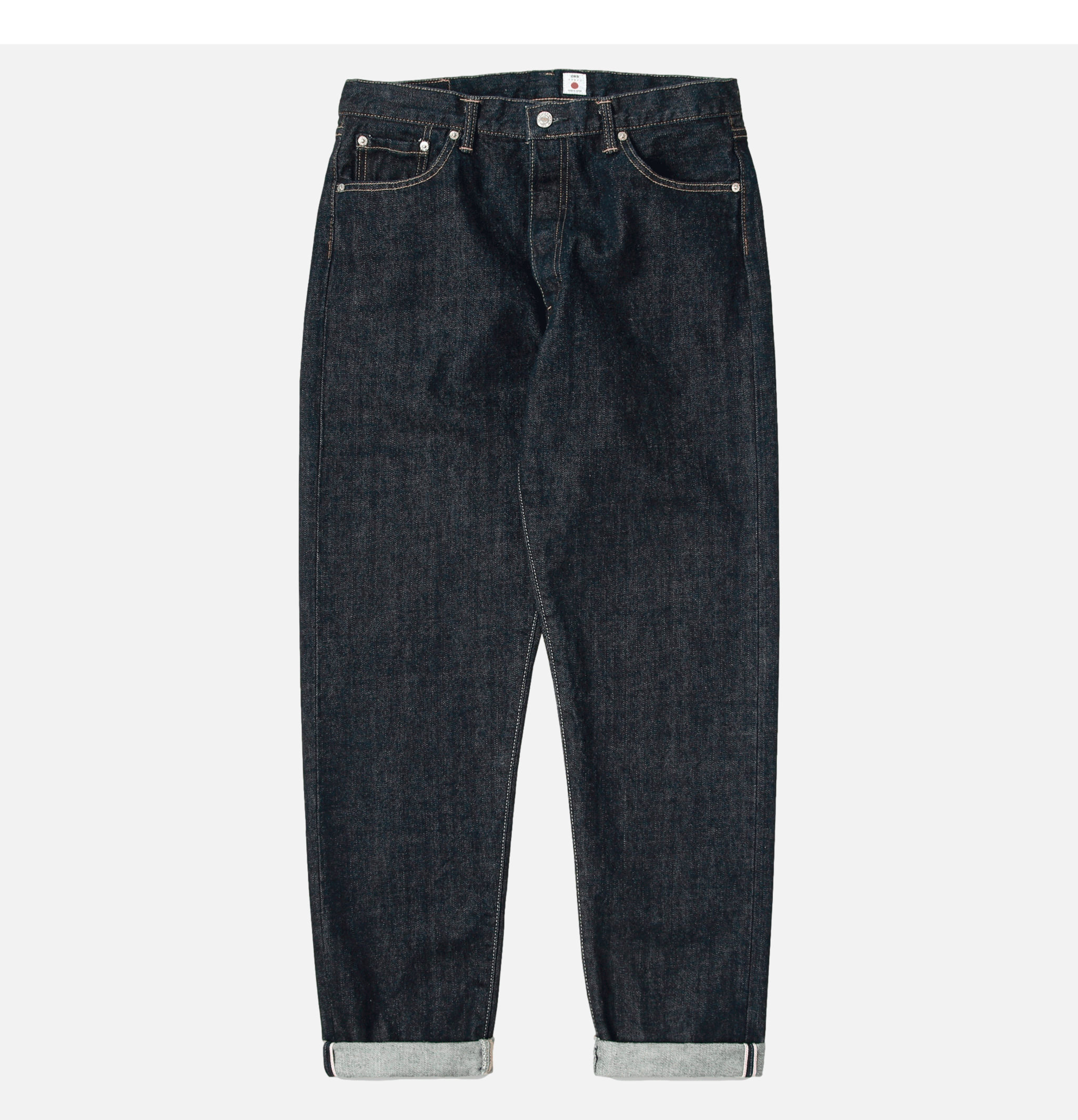Edwin Japan Loose Tapered Jeans Kurabo Blue Rinse.